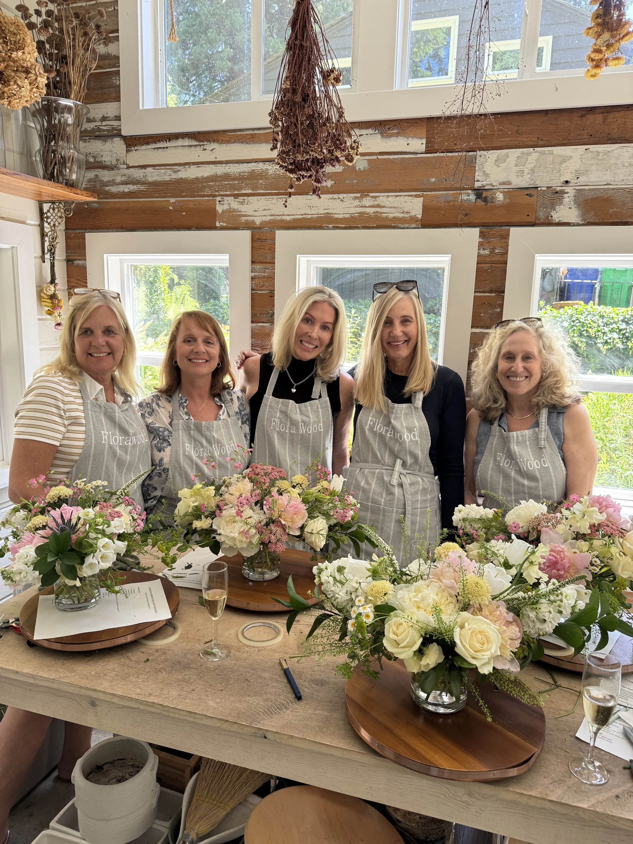 Fabulous 5, 6 or 7! Private Floral Design Workshop in FloraWood Studio