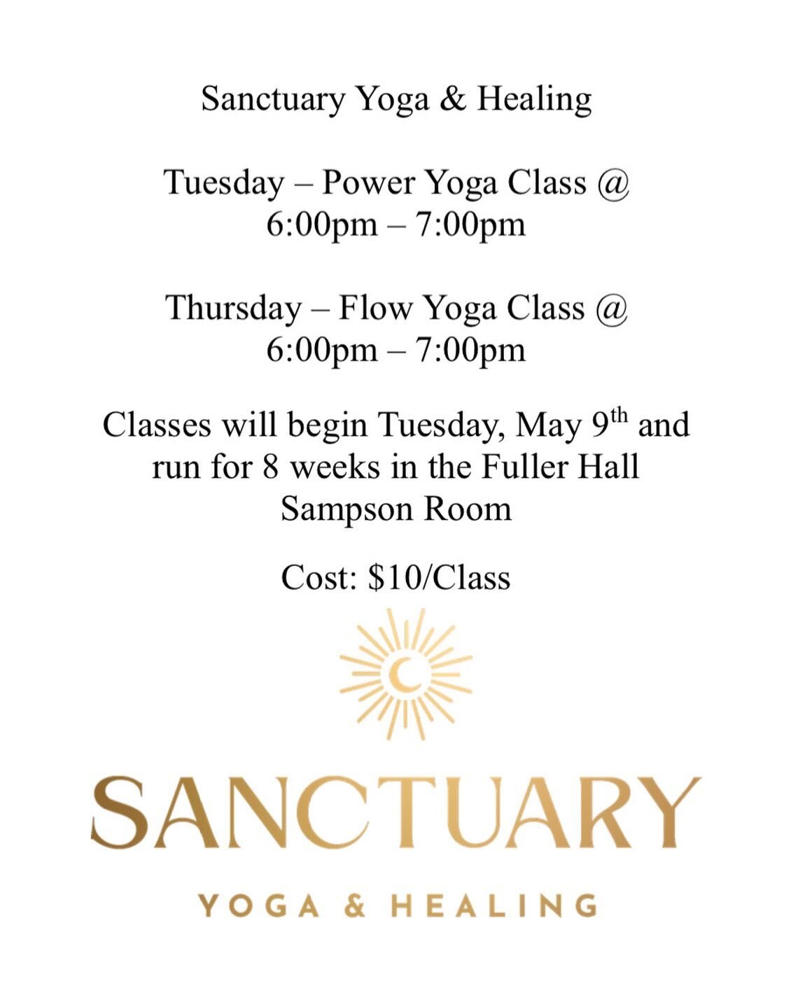 Join us Tuesdays and Thursdays starting May 9th! Class descriptions 👇🏻
⠀⠀⠀⠀⠀⠀⠀⠀⠀
✨Power Tuesdays✨
Power yoga is designed specifically to improve muscle strength and cardiovascular endurance. The poses are challenging, and you move from one to the n