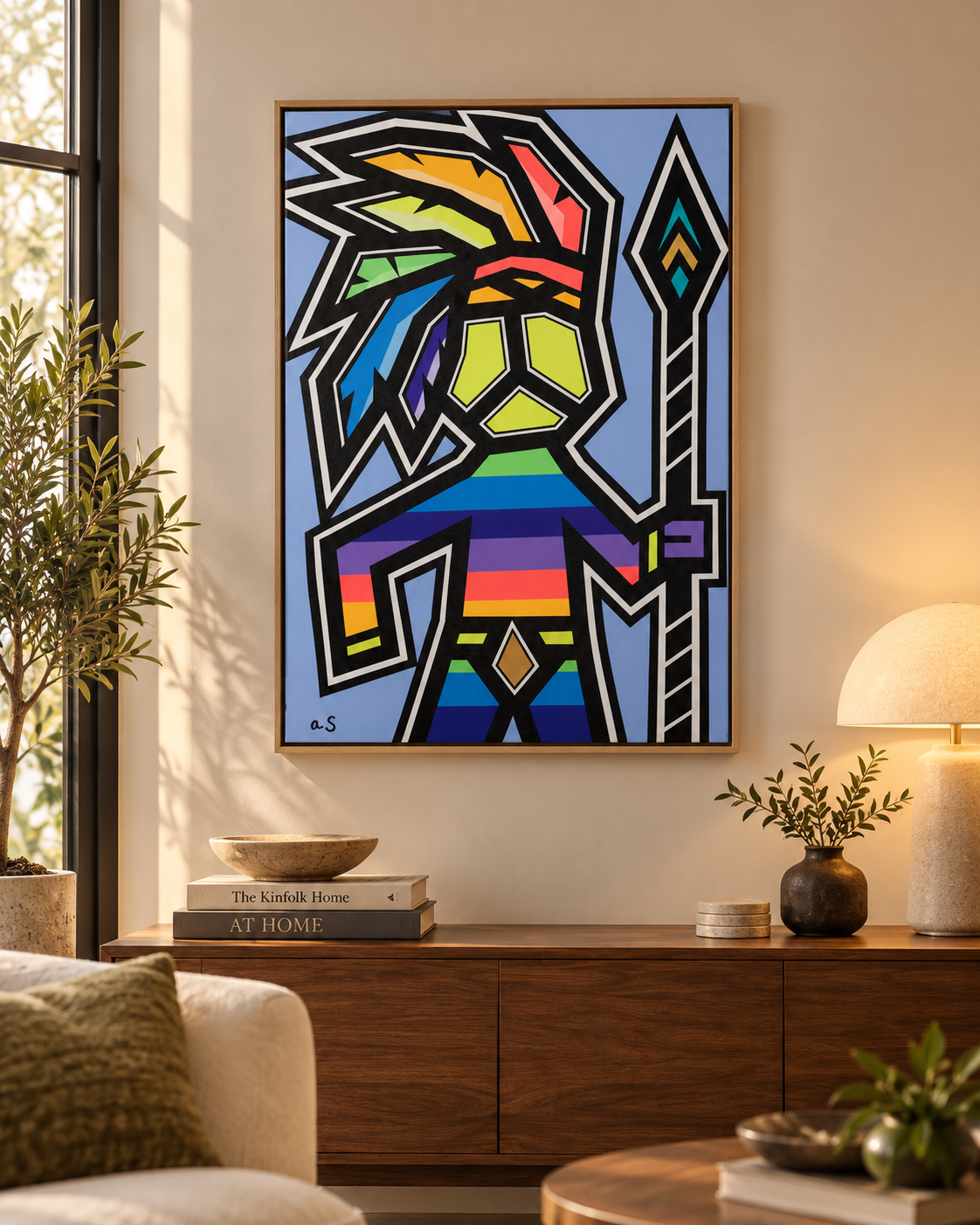 Peaceful Warrior - 24x36in - Acrylic on Canvas - 2026