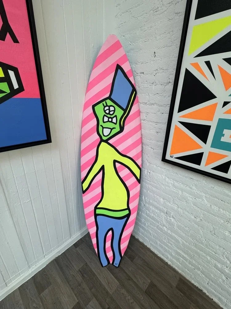 “Holding On or Letting Go… Remember to Stay in the Flow” Surboard