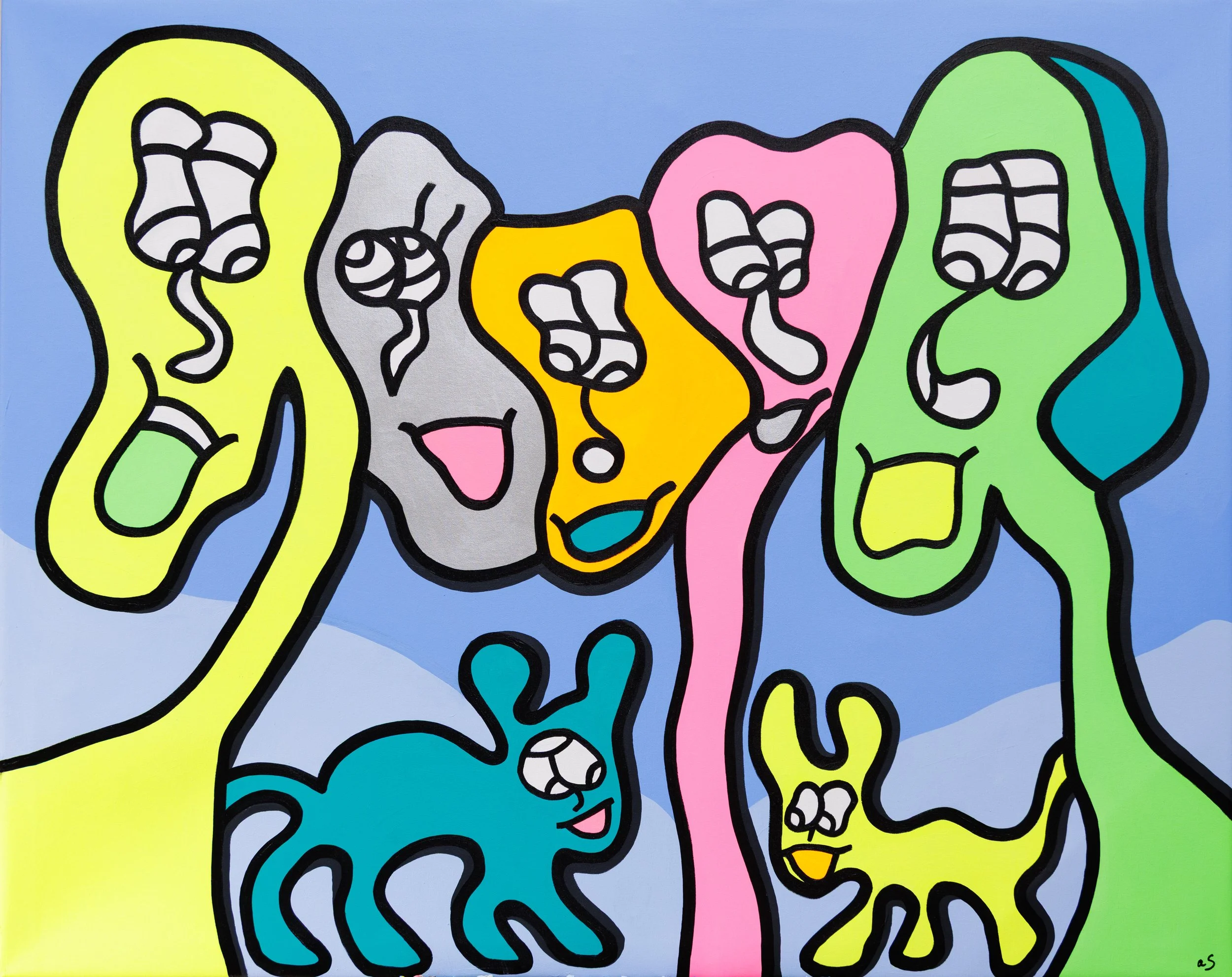 Wonderwall - 48" x 60" - Acrylic on Canvas - 2026