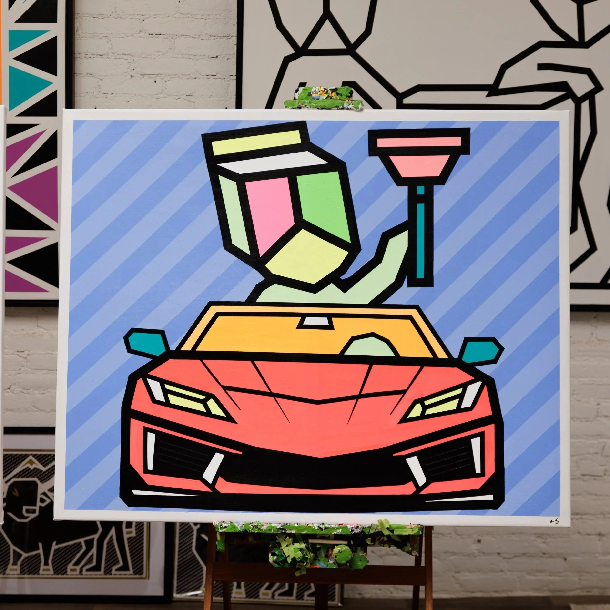 Nothing Ventured and Nothing Gained - Each 48x60in - Acrylic on Canvas - 2026