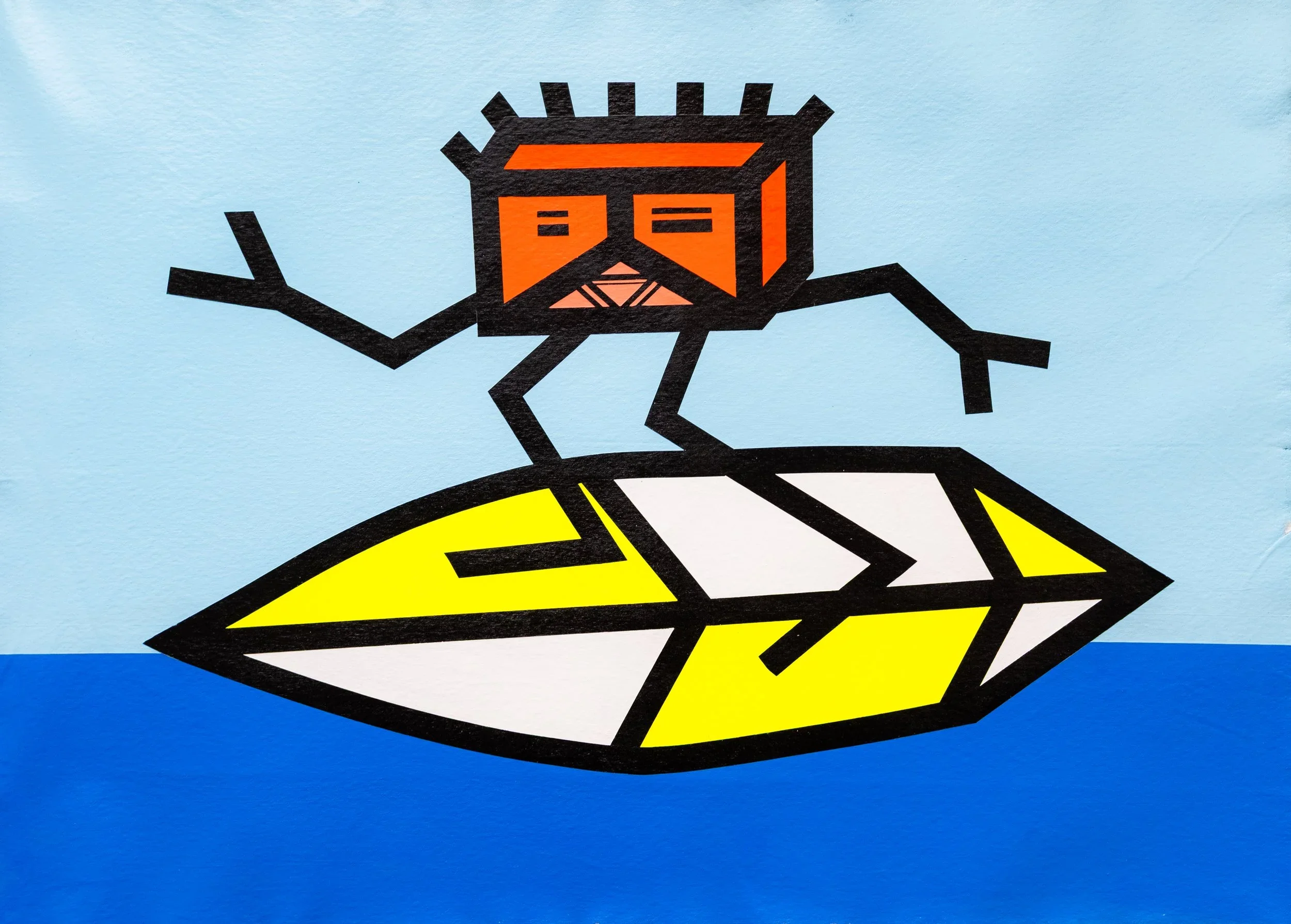 Surrender to the Flow - 48x60in - Acrylic on Canvas - 2025 - SOLD
