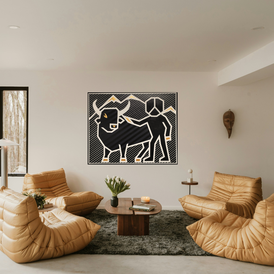 Let Peace Be Herd — 48x60in - Acrylic on Canvas - 2026