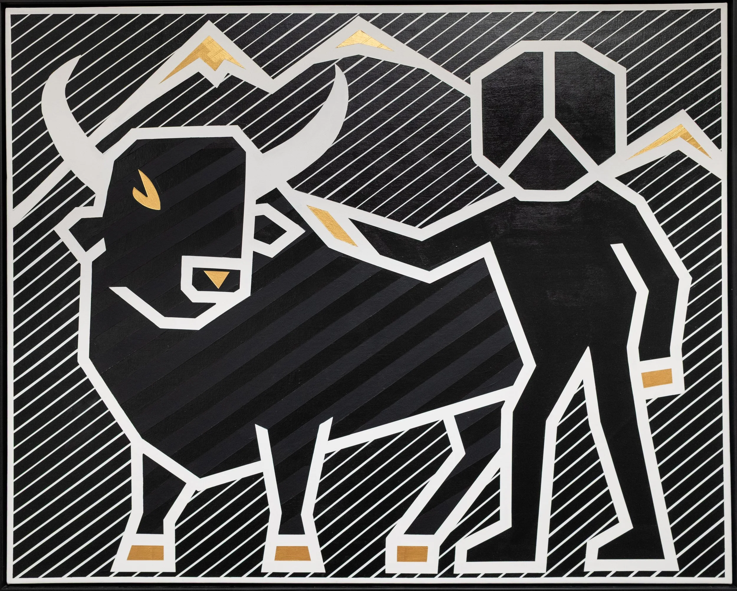 Let Peace Be Herd — 48x60in - Acrylic on Canvas - 2026