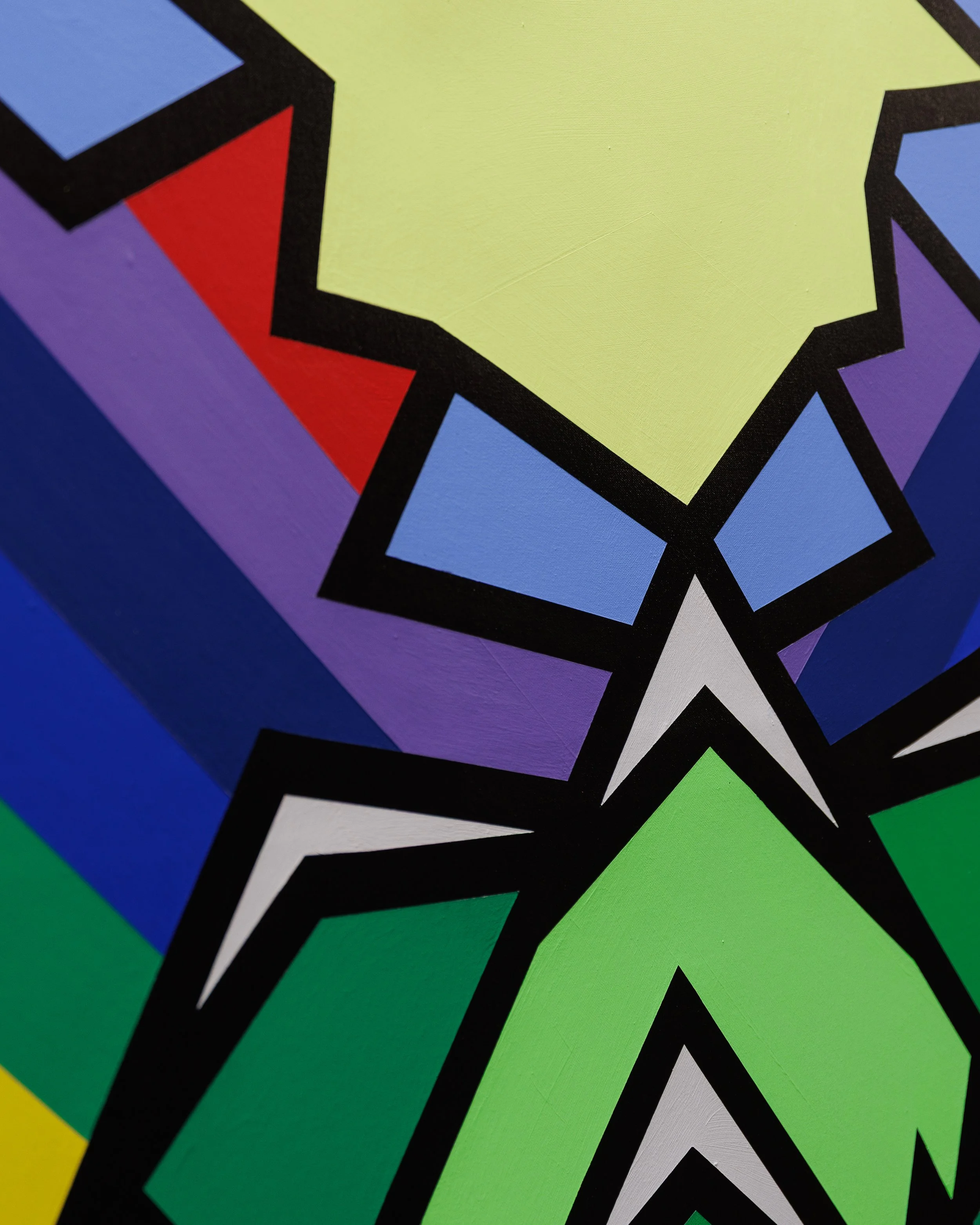 Rainbow Connection - 48"x36" - Acrylic on Canvas - 2026
