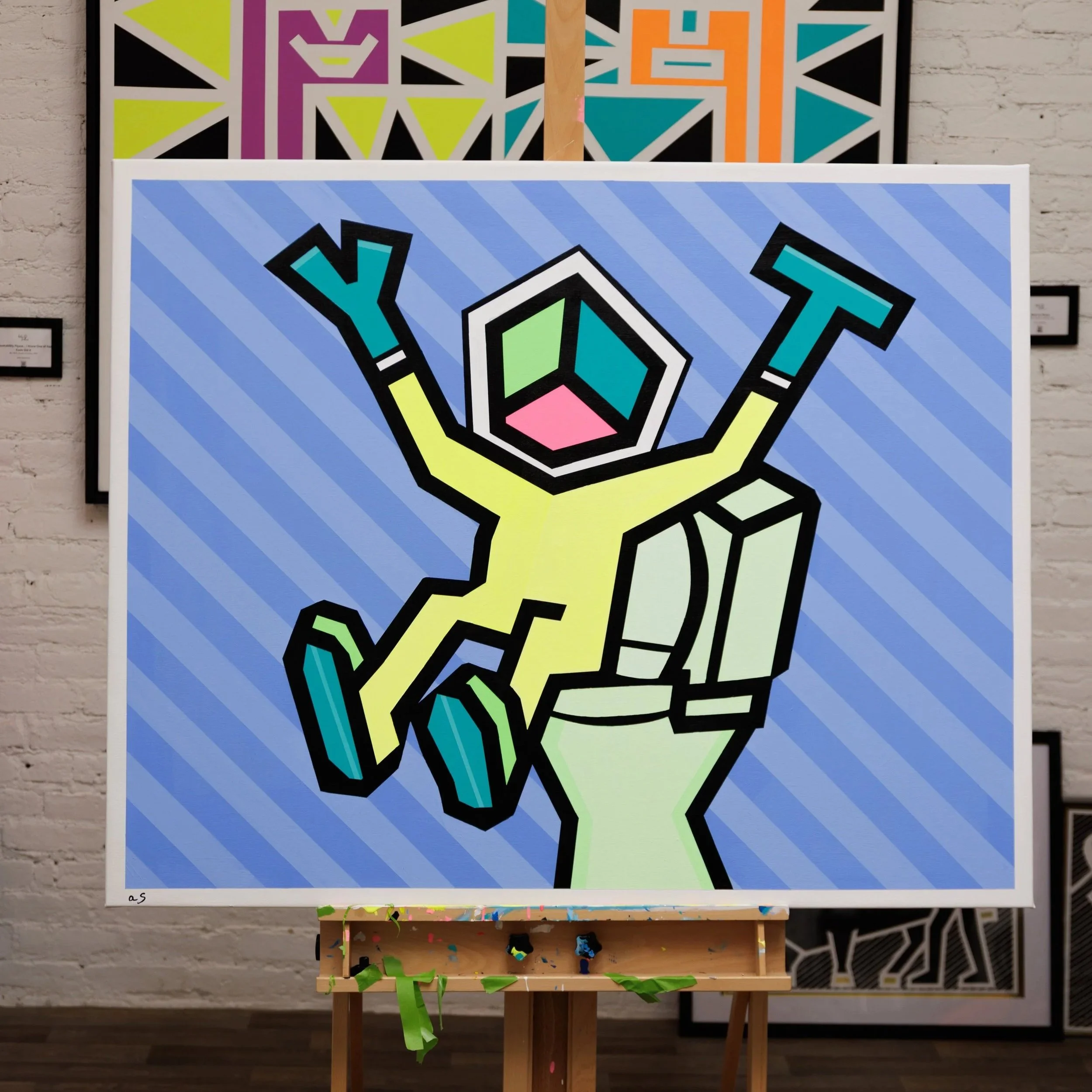 Nothing Ventured and Nothing Gained - Each 48x60in - Acrylic on Canvas - 2026