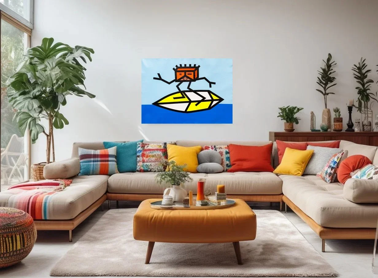 Surrender to the Flow - 48x60in - Acrylic on Canvas - 2025 - SOLD