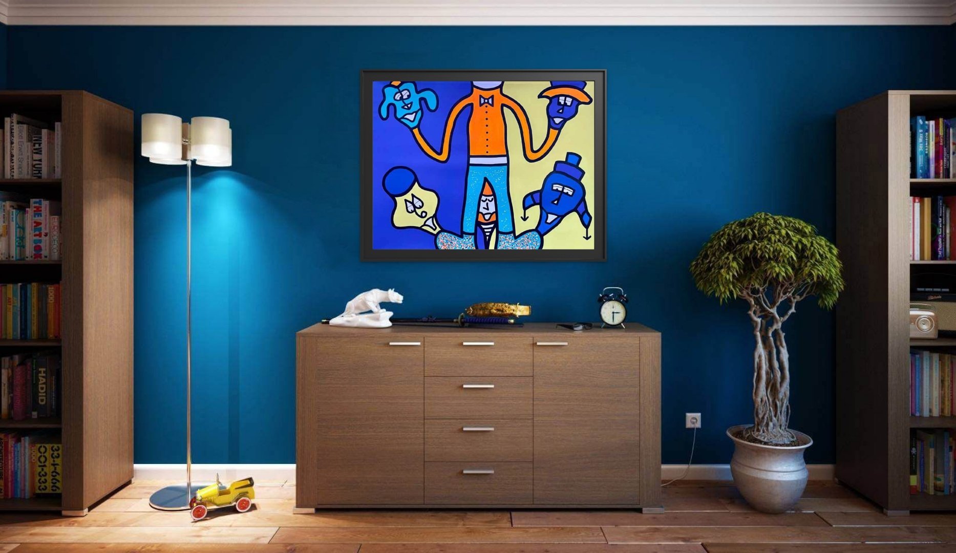 Transitioning: They, Them, Theirs, Who Knows Who Cares? - Acrylic on canvas, 48"x 60" - 2023