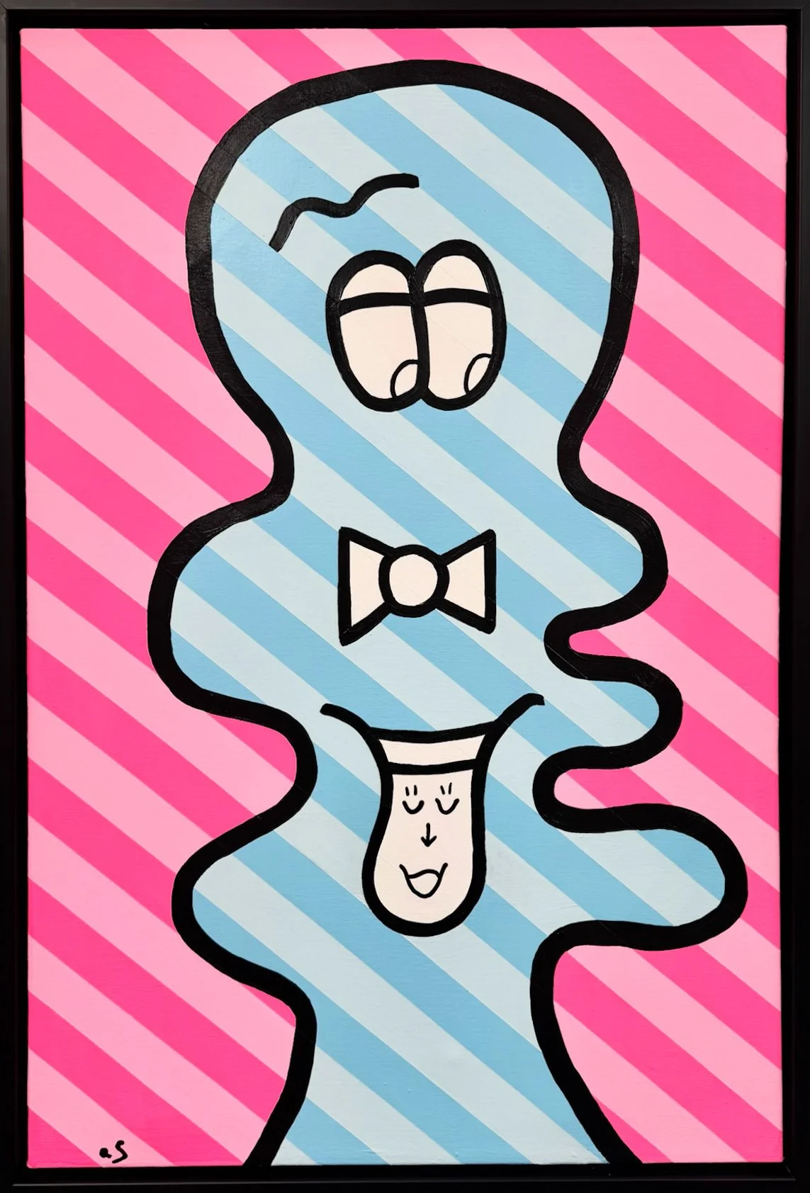 Wally Schwalberry, Pretty in Pink — 24x36in - Acrylic on Canvas - 2026