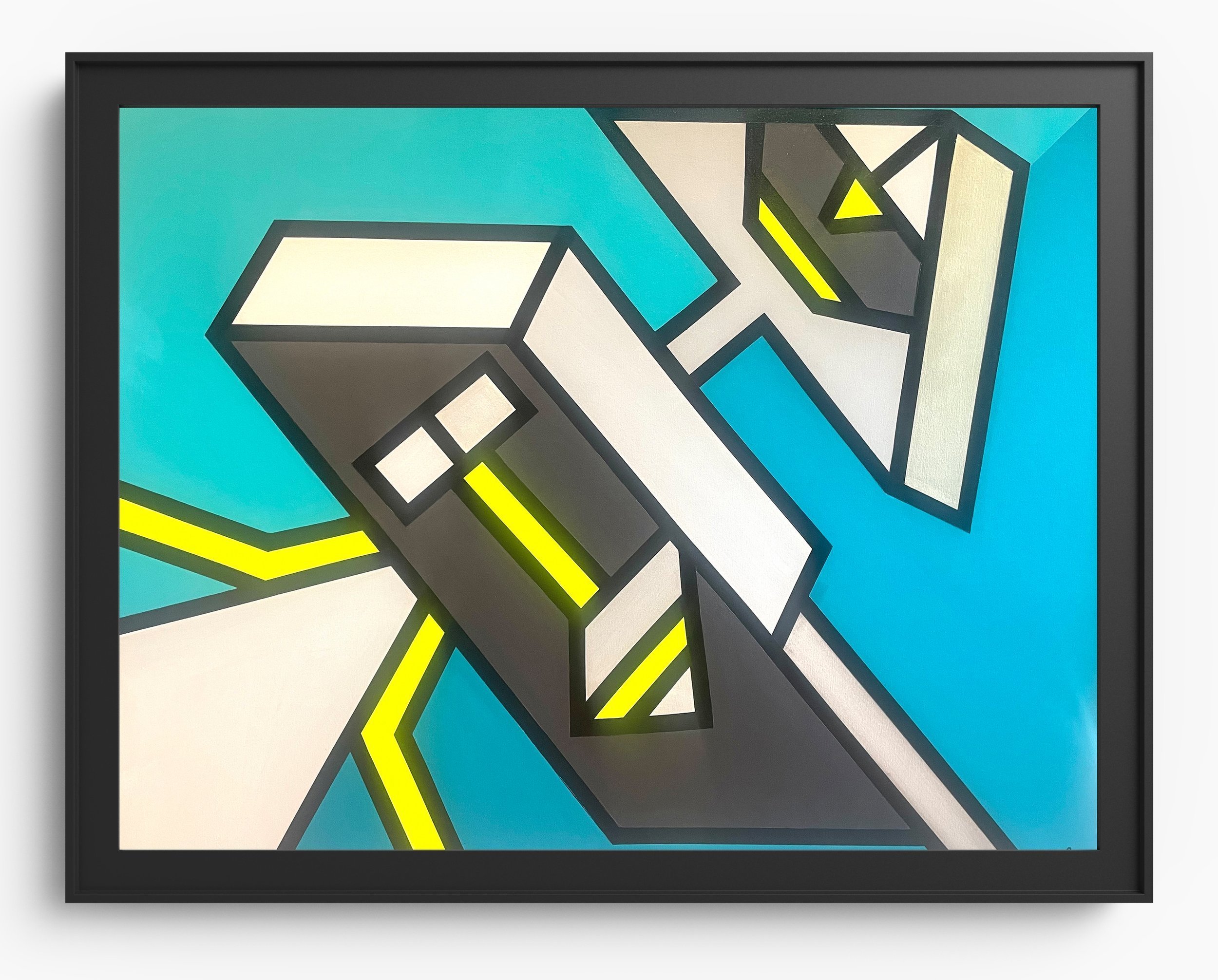 We All Need Someone to Lean On - Acrylic on Canvas, 48"x 60" - 2023 - SOLD