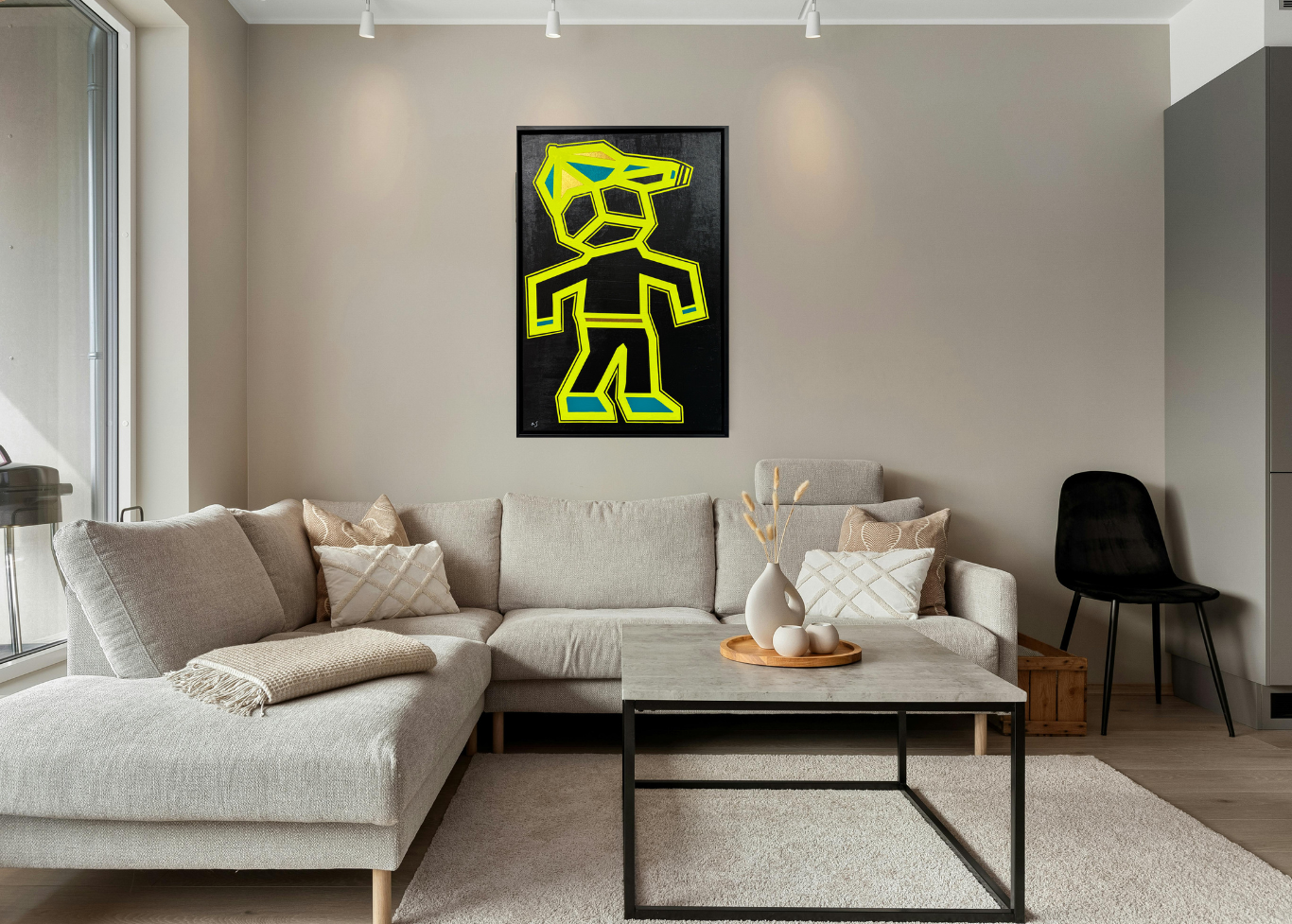 Peace Homie - 24x36in - Acrylic on Canvas - 2026