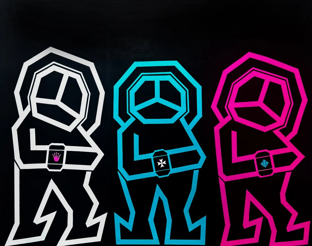 Peace in Darkness - 24x36in - Acrylic on Canvas - 2026