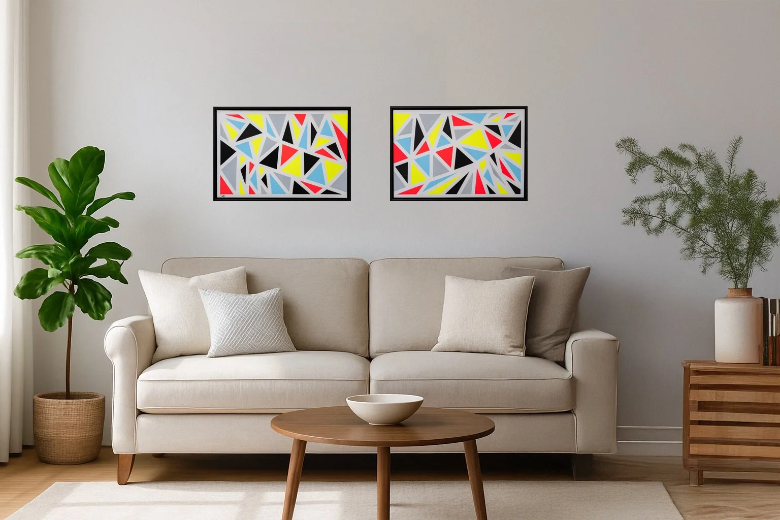 “Straight Up, Don’t Tell Me” — 24x36” each - Acrylic on Canvas - 2025