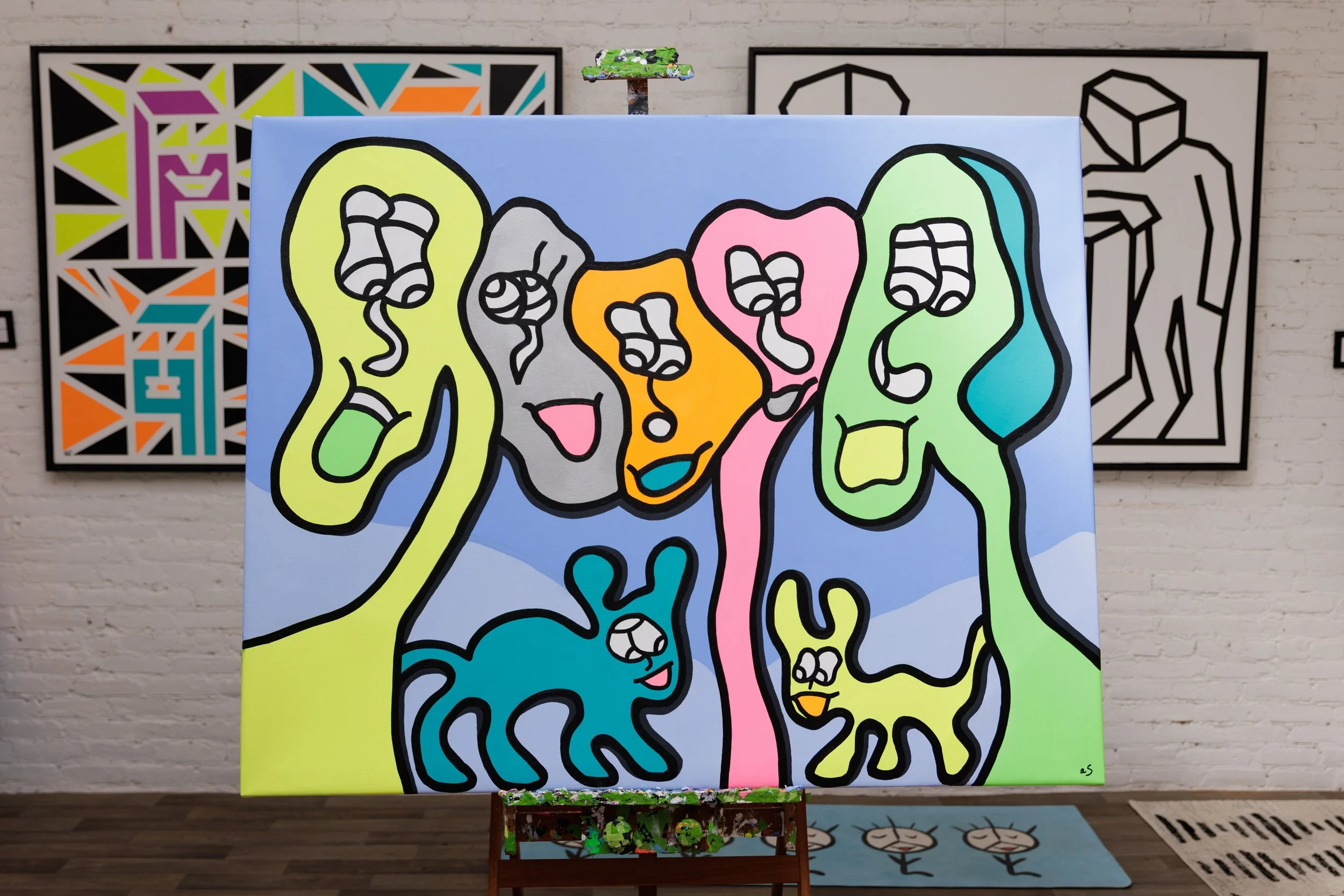 Wonderwall - 48" x 60" - Acrylic on Canvas - 2026