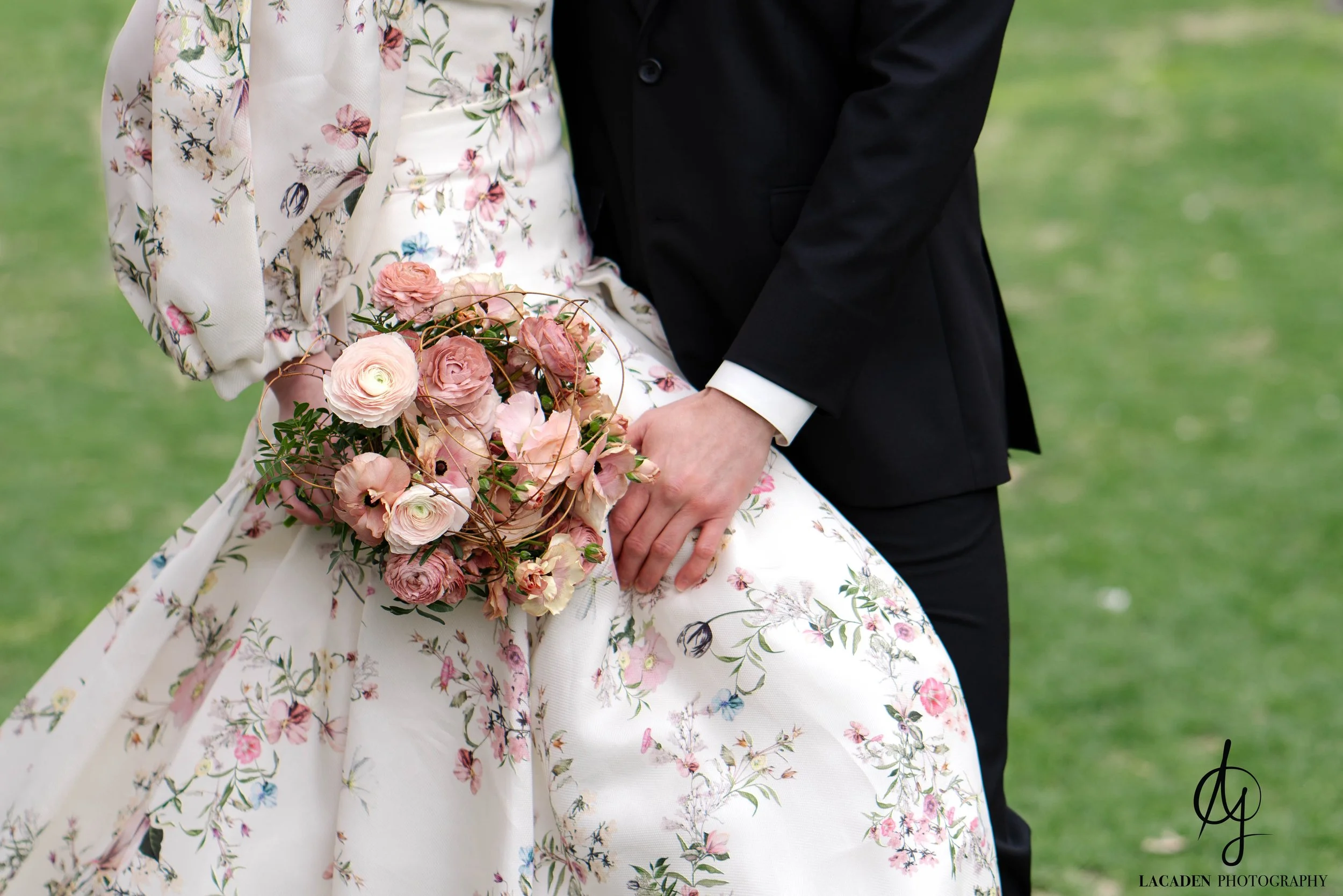 Pink bouquet inspo with branches