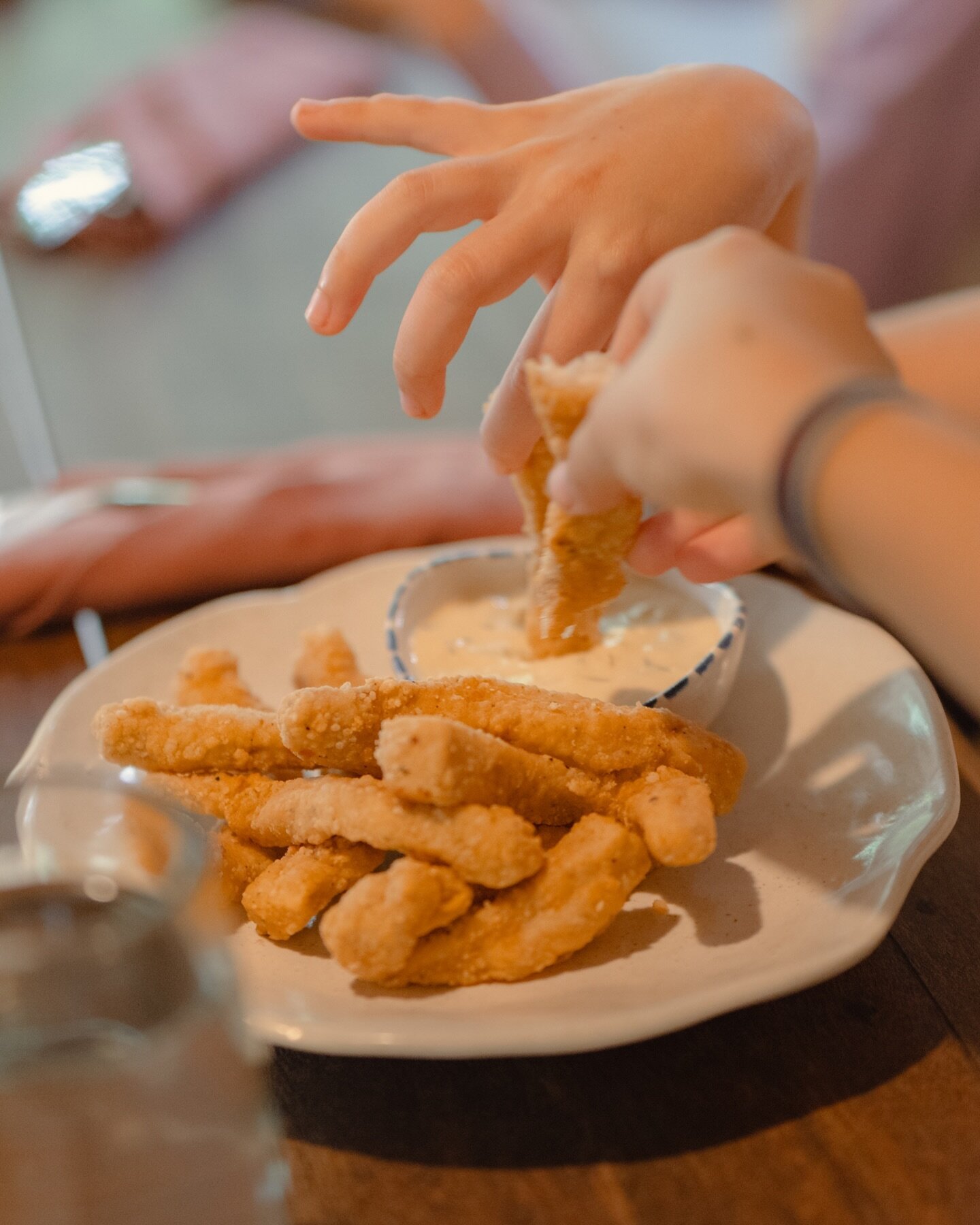 In the spotlight: Fish Tartar stealing hearts and appetites. The irresistible dip draws a crowd! Who can resist this burst of fish and tartar goodness?