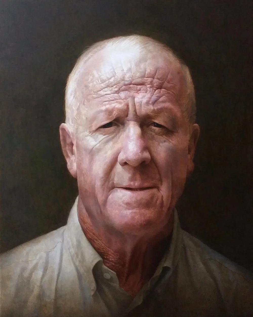 David Lewis. Acrylic on canvas. 50 cm x 40 cm.