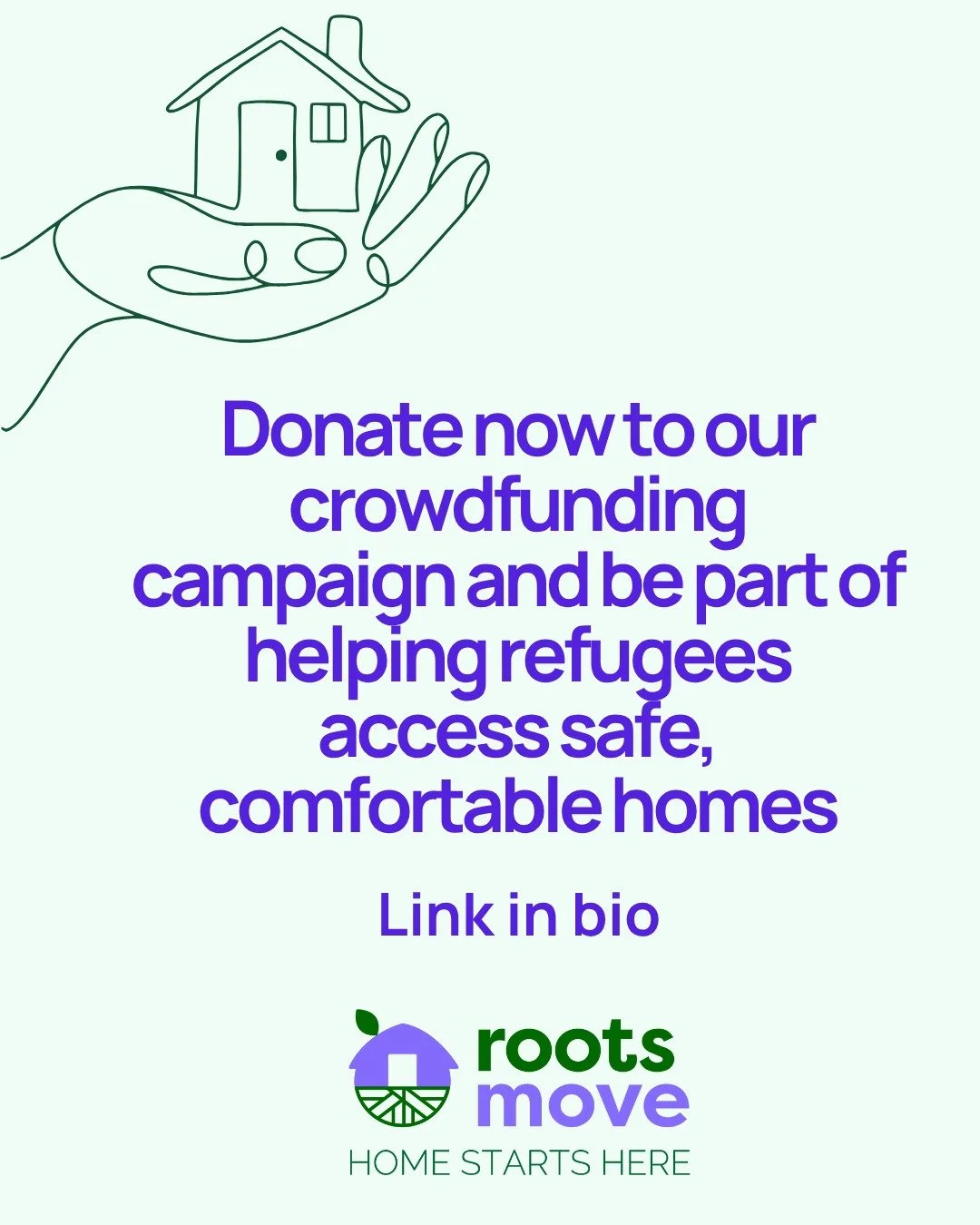 We aren't in a position where we can raise thousands for a marketing campaign - our money goes straight towards supporting refugee families.

We're asking for your help. Please, donate now.

#HomeStartsHere #RefugeesWelcome #RefugeeRights #Homelessne