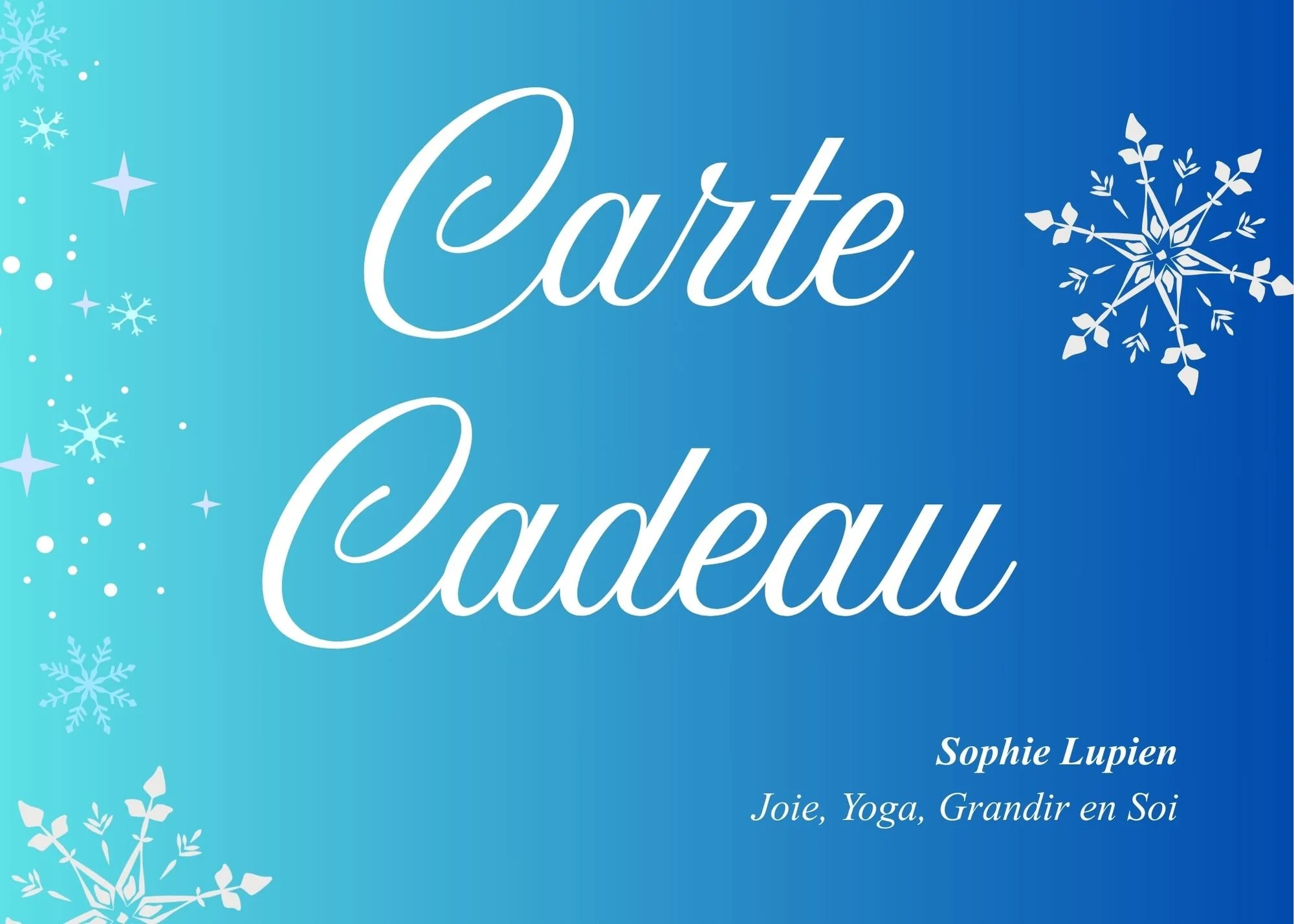 Carte Cadeau !