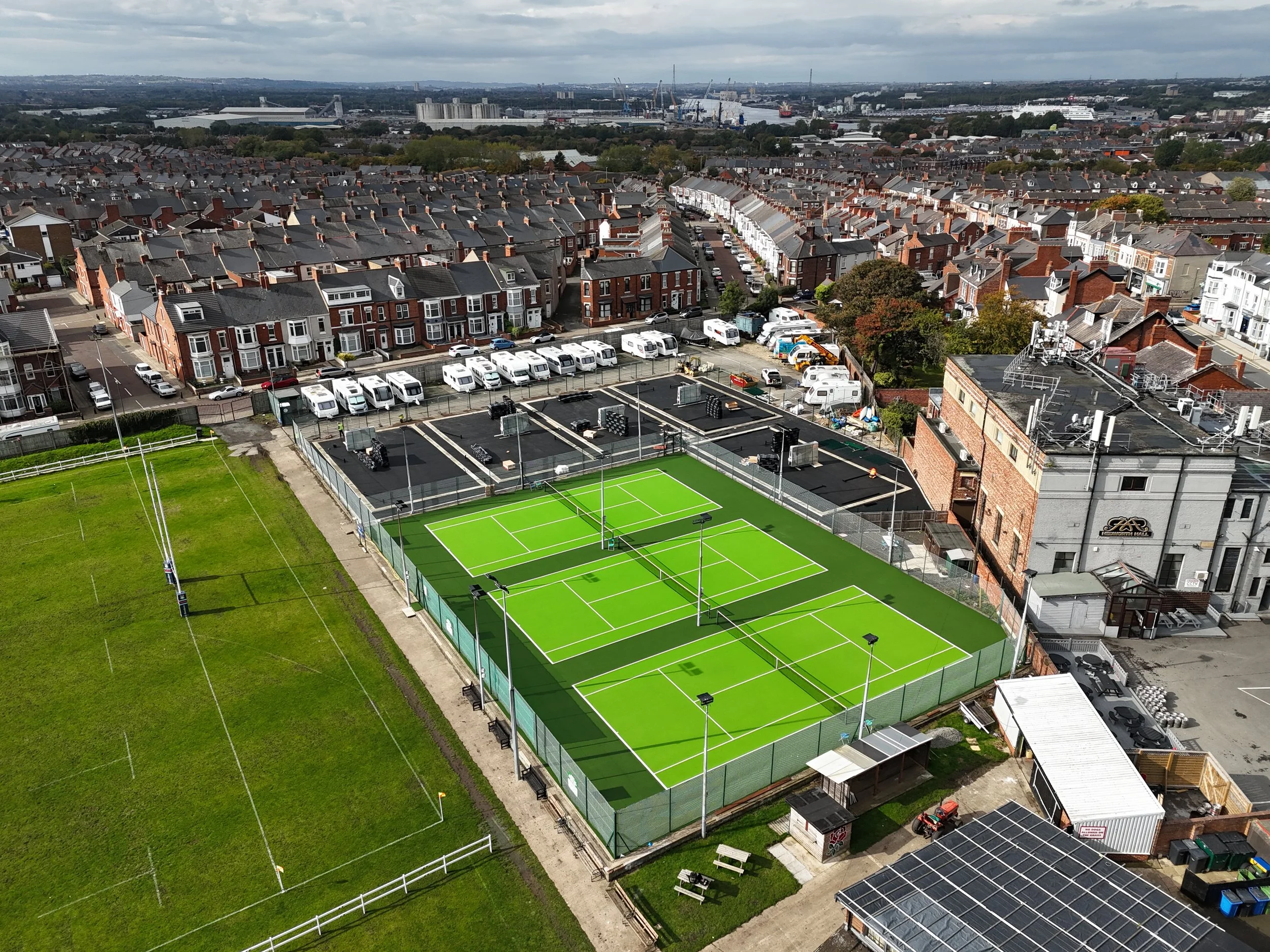 Padel Comes to South Shields with Joleon Lescott