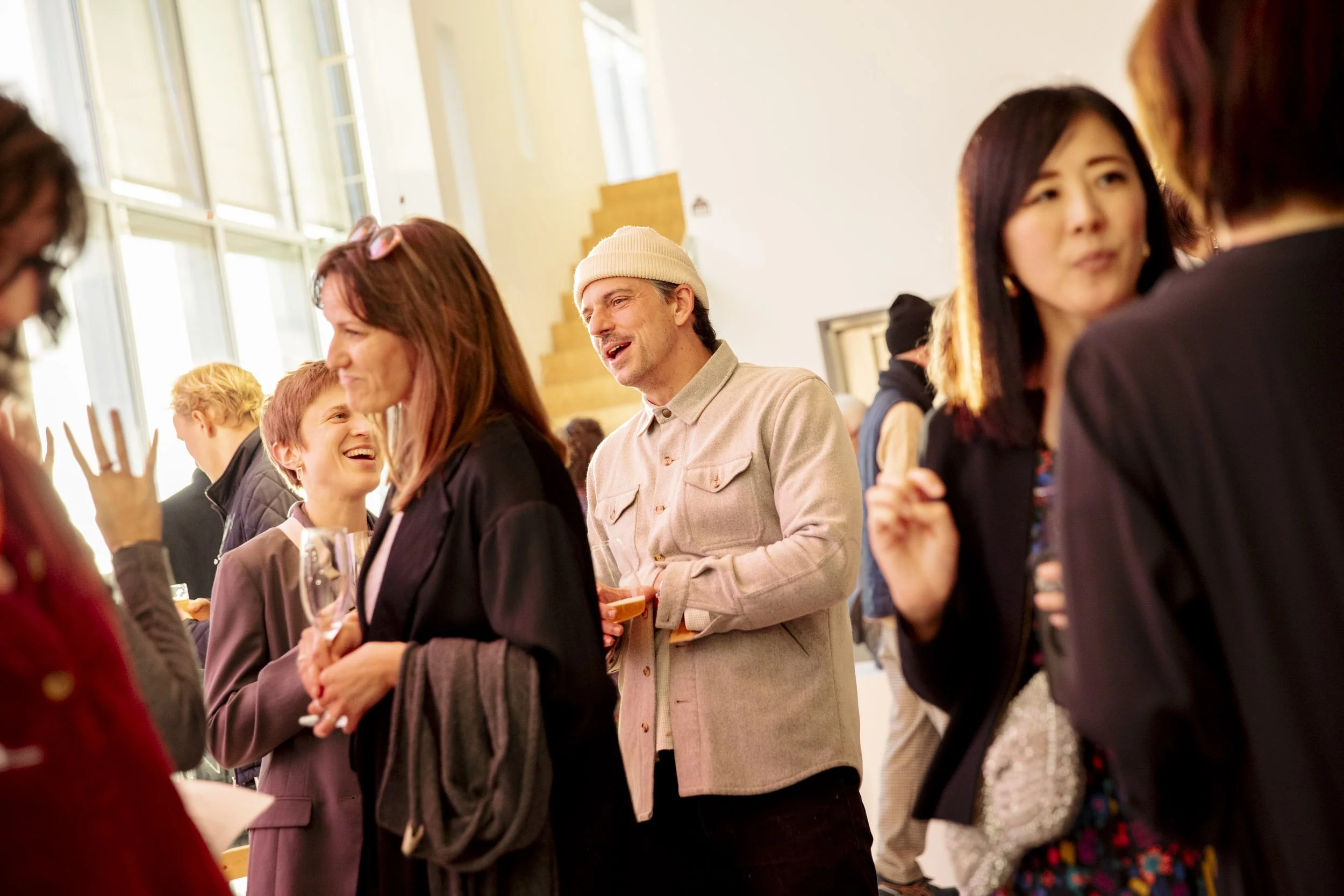 Aften på Glas - udstillingerne tilsat bobler og musik 