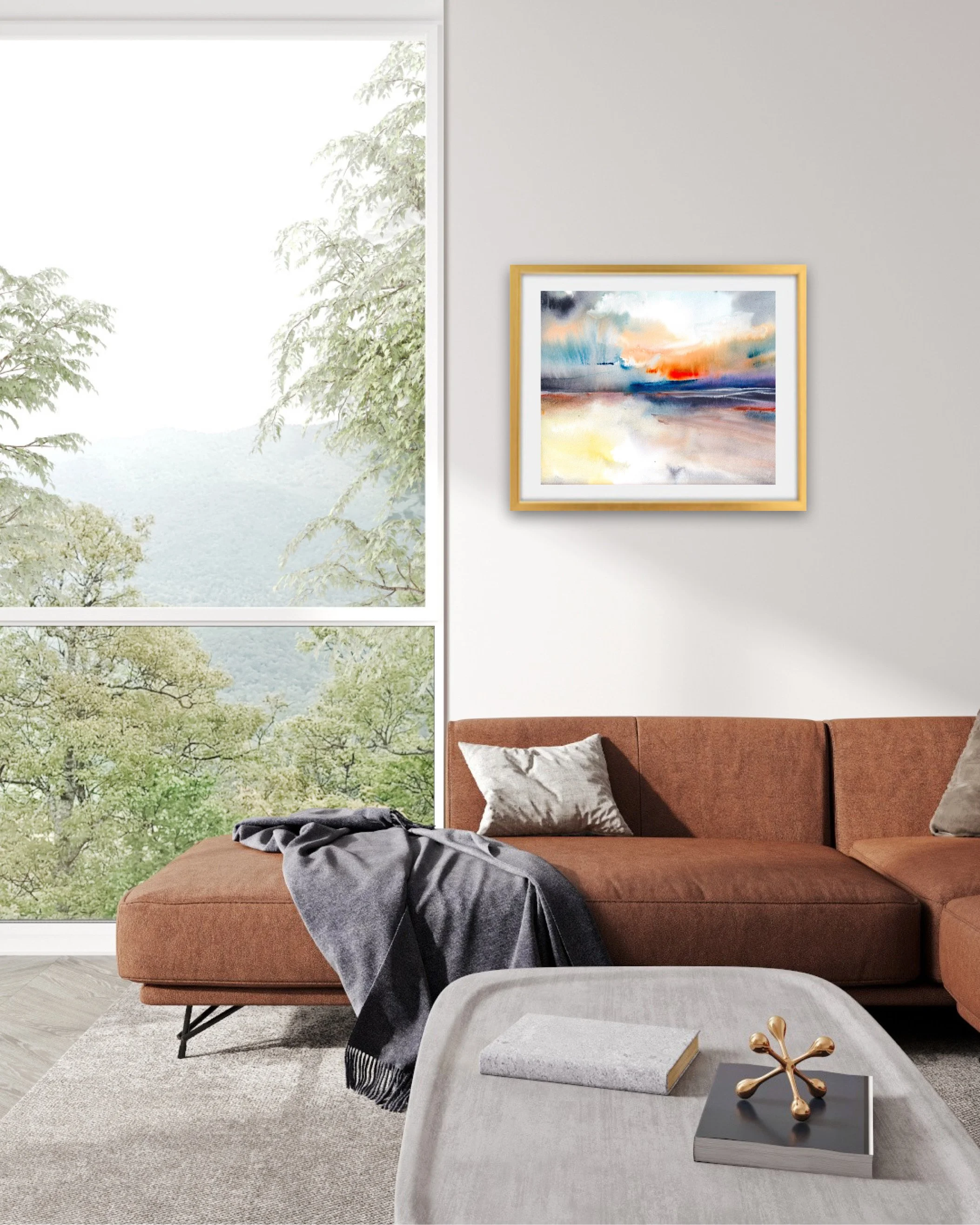 Luminious Land_Fine Art Print_Eco_Vegan Friendly_Unframed