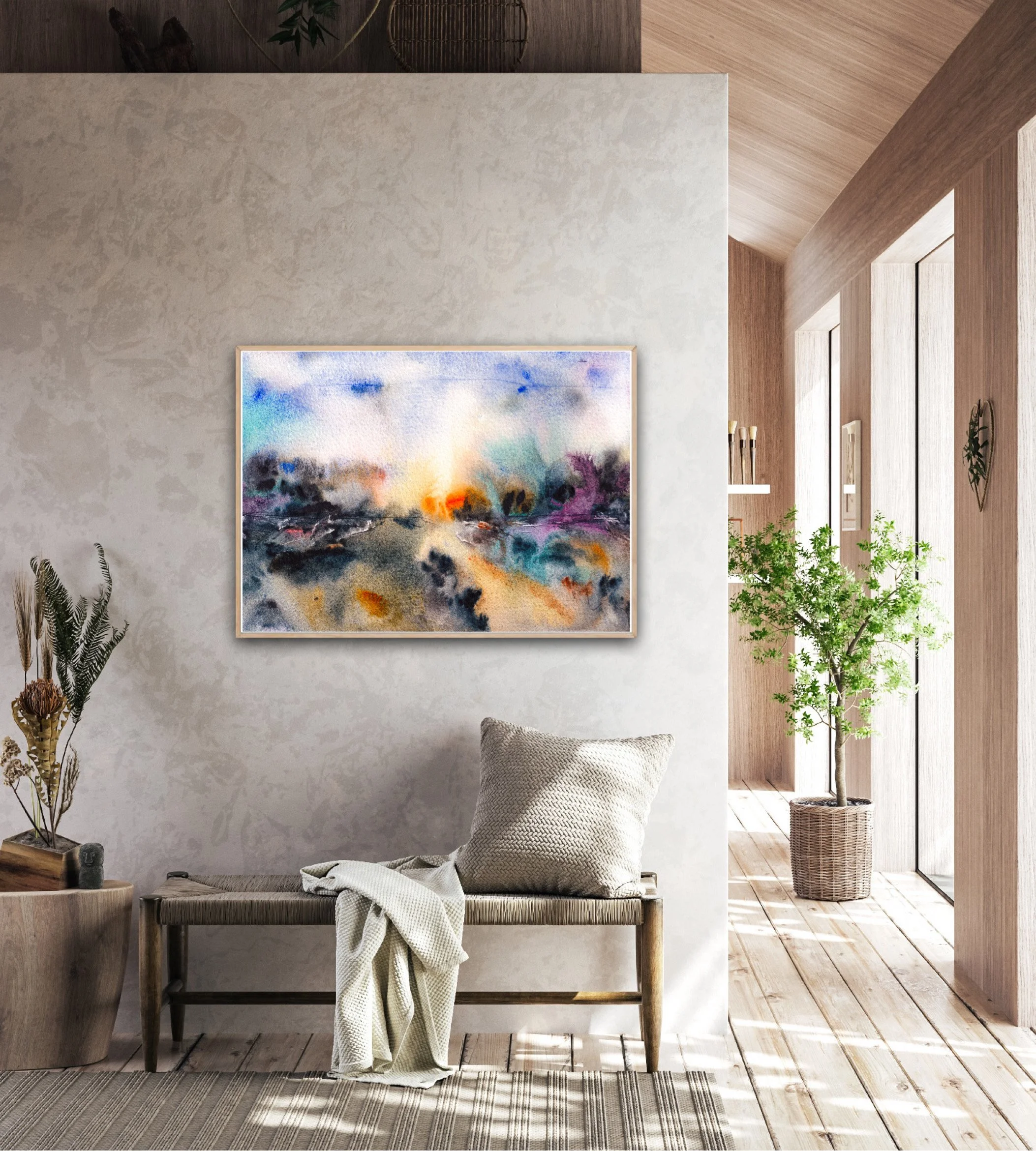 Aurora's Arboretum  _Fine Art Print_Eco_Vegan Friendly_Unframed