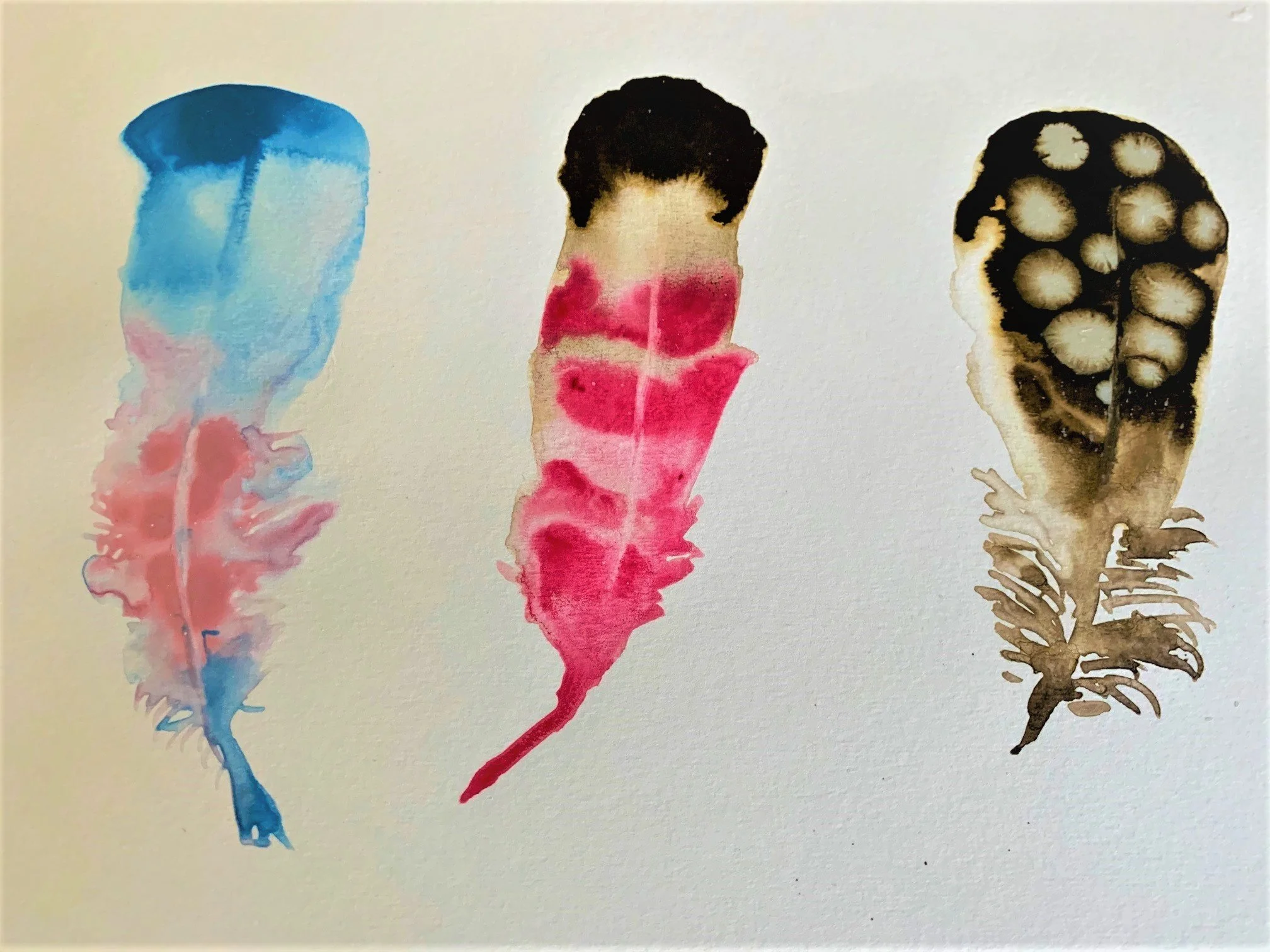 Learn techniques for painting with Ink