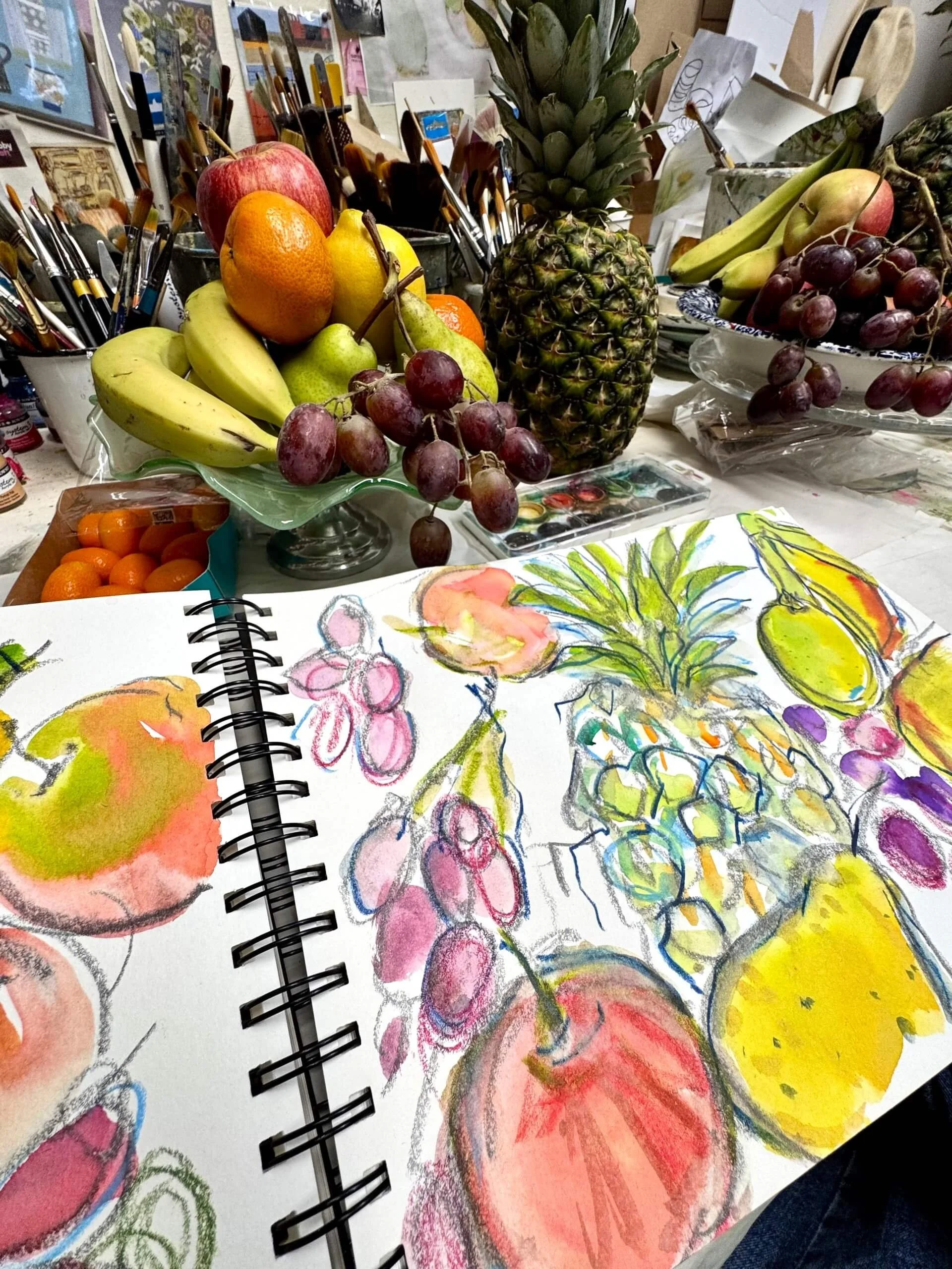 Getting Fruity at The Colour Factory!