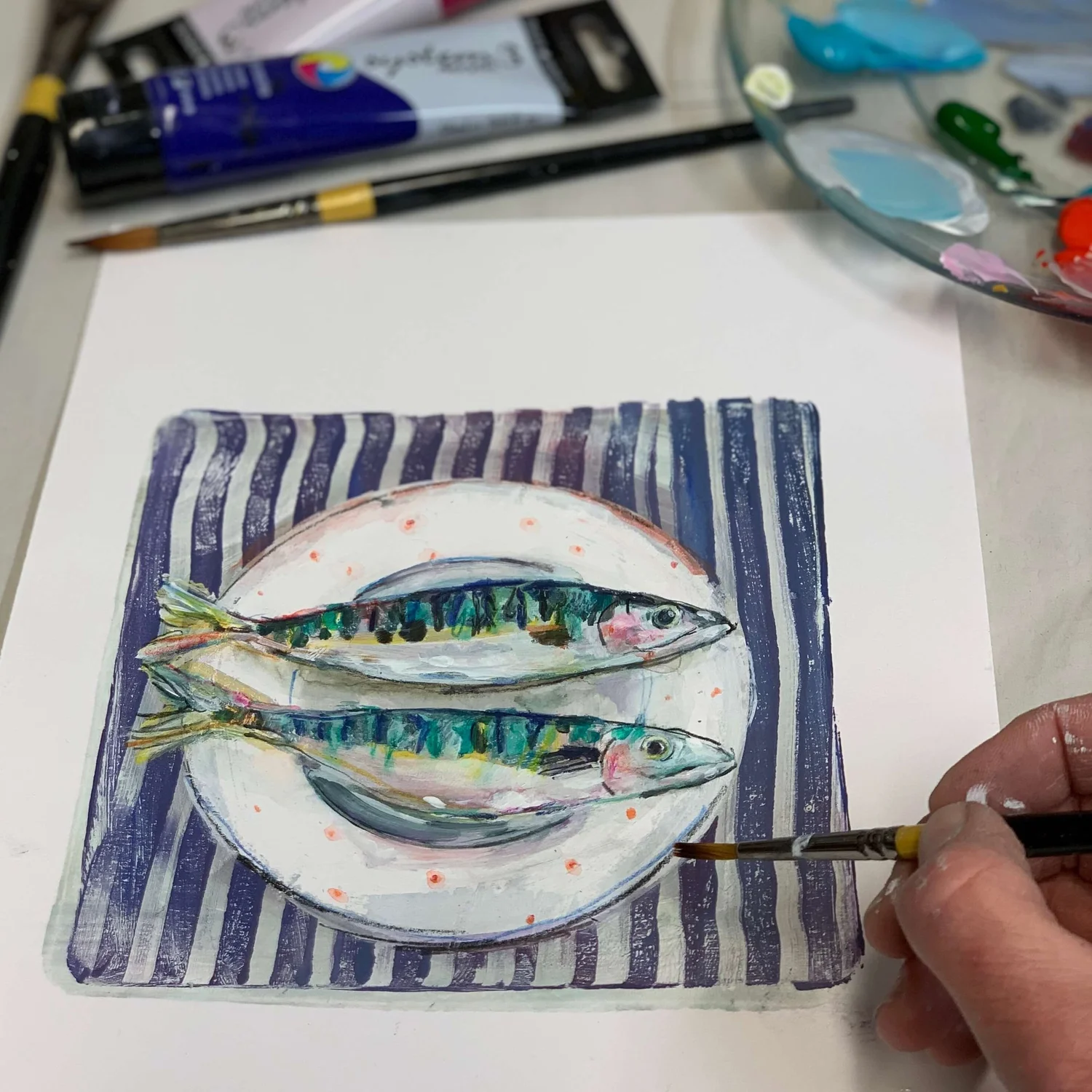 Something Fishy Collagraph Course | Printmaking Workshop Winchester ...