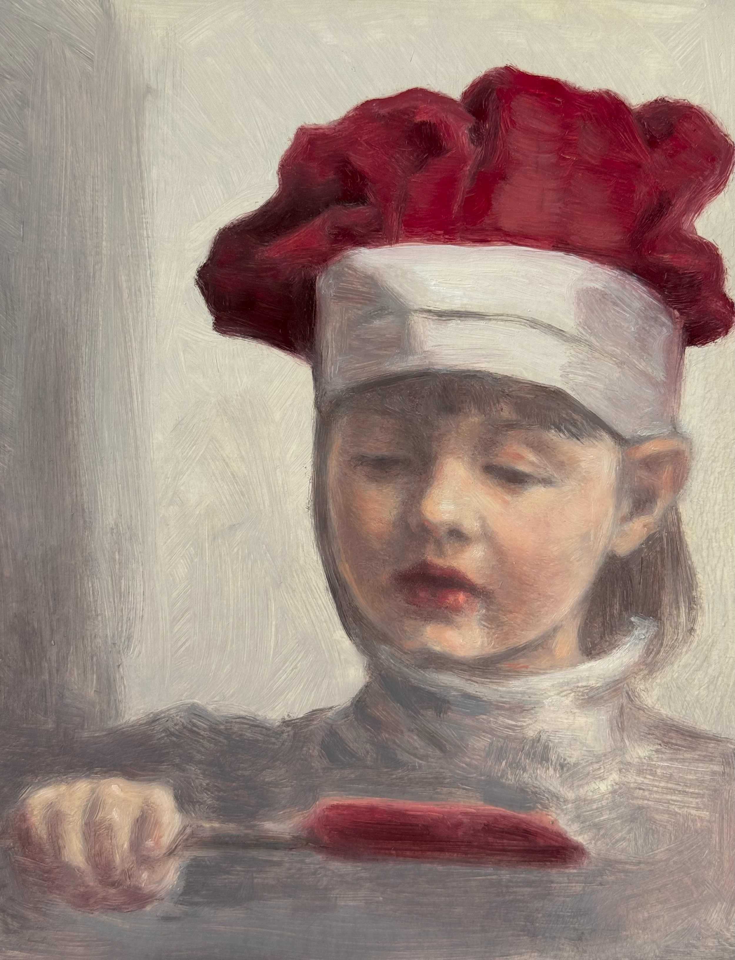  MARMITON à la marise- 2026 oil on panel, 15 x 20 cm - private collection 