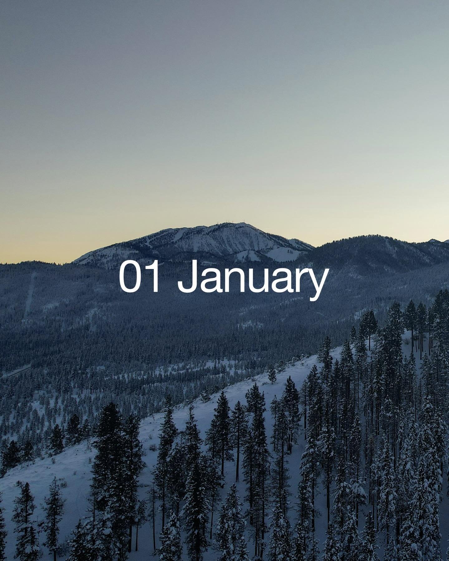 Everything coming up in January!