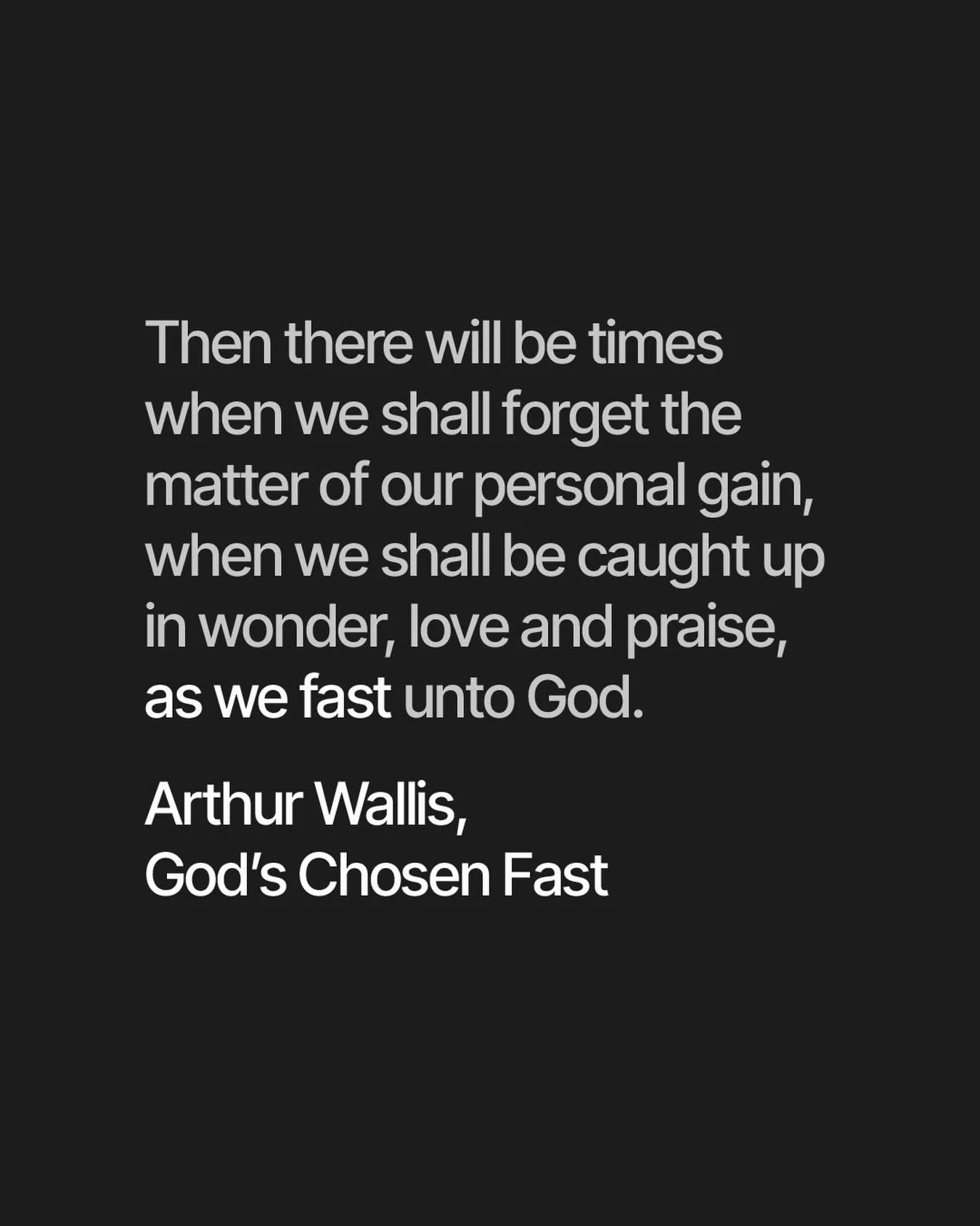 Prayer &amp; Fasting this January is always a highlight for our Church. If you missed this time, be sure to join us again in April.