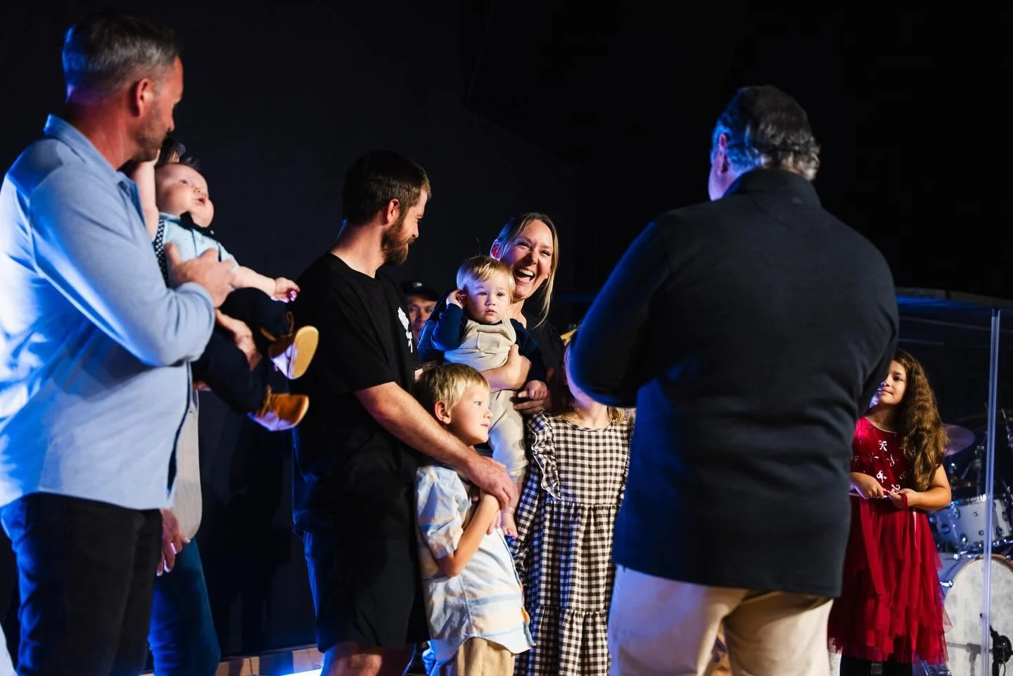 We had a great Sunday dedicating children to the Lord and watching our brothers and sisters baptisms. Glory to God!