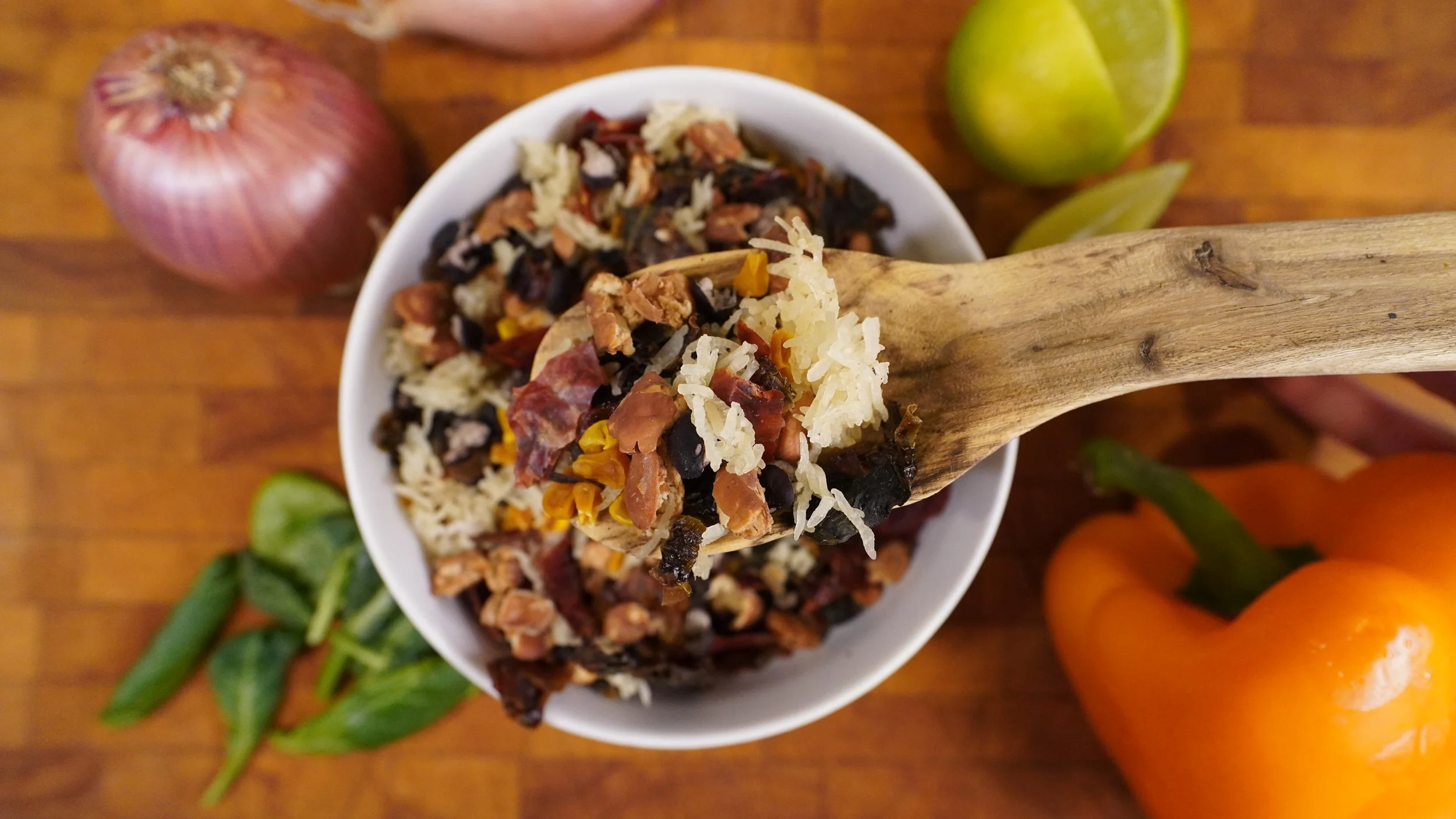 Vegan Burrito Bowl Recipe for Dehydrating