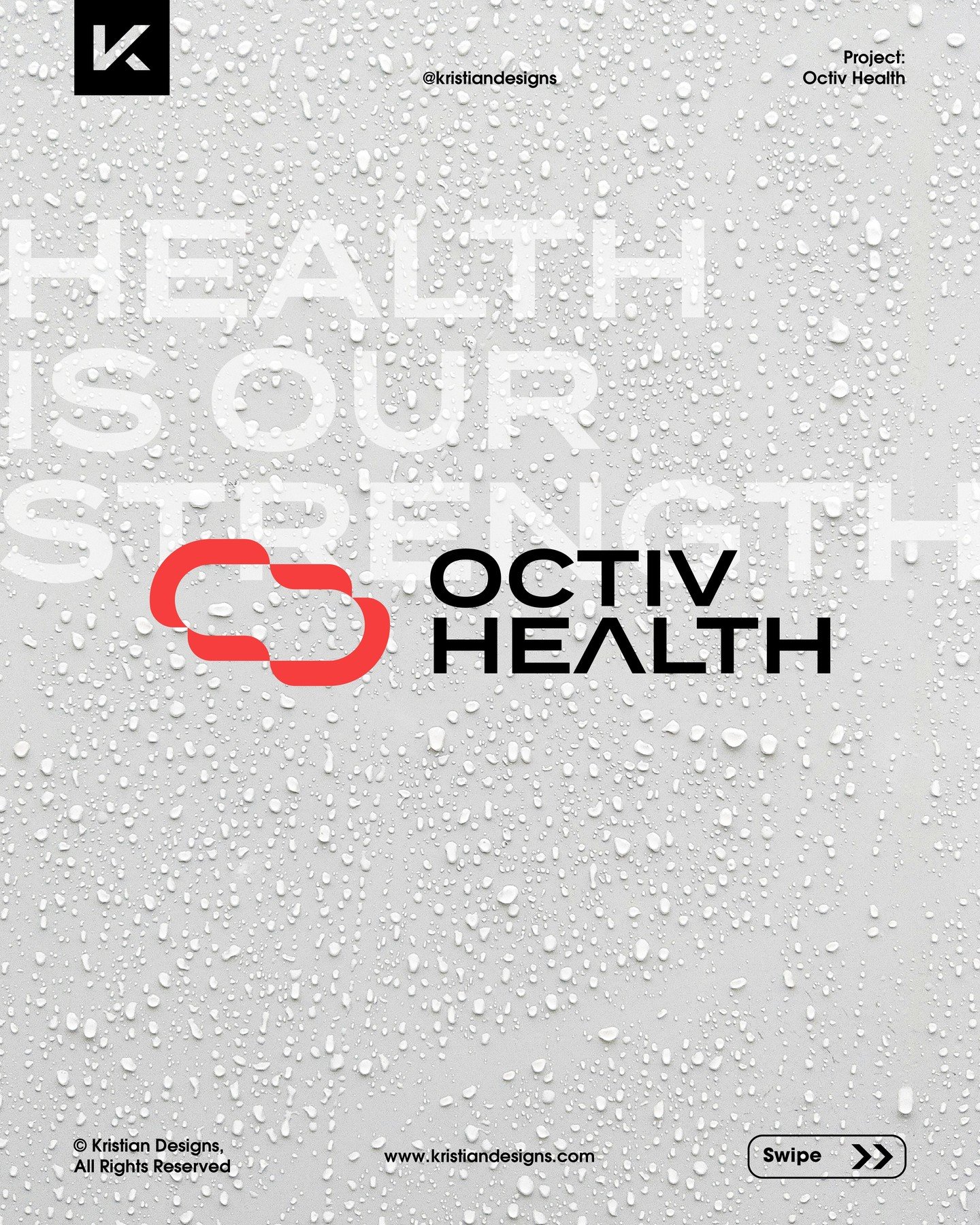 Octiv Health logo design. ✅

One of the best parts of working as a logo designer is being able to use a combination of experience and creativity to get the results you want.
This logomark was just what the client wanted and I love the fact that somet
