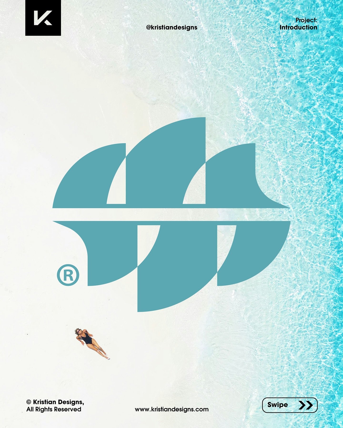 Guys, is it just me or is this year going in warp speed?? ⚡️

It&rsquo;s almost officially summer, so I thought I would post this logo design concept that is ocean inspired. 🌊 The logo mark represents the tidal currents and waves. I like the blue to