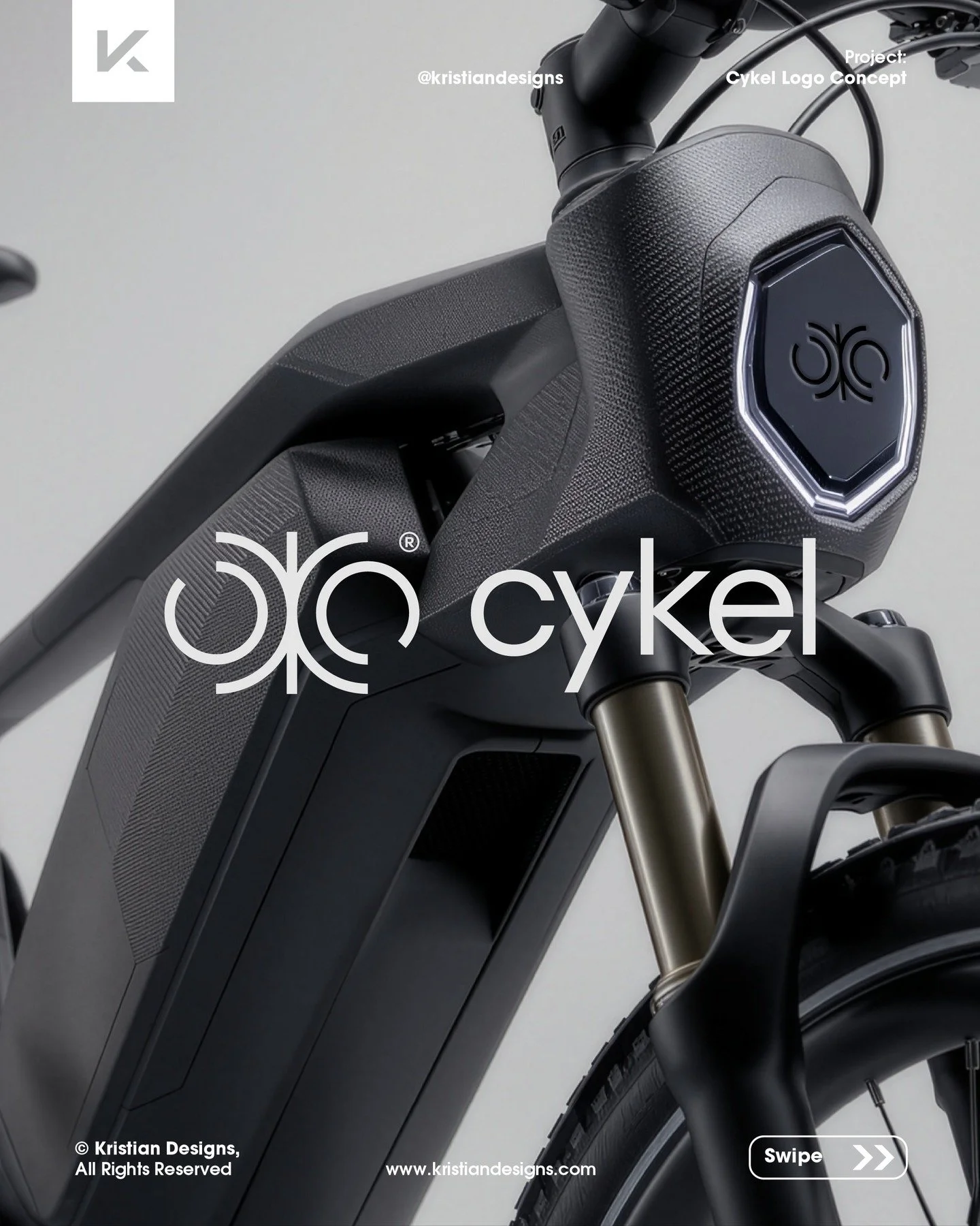 [Cykel Logo &amp; Visual Identity Concept]

This sleek and modern logo design concept came to mind when driving home the other day. I have seen a lot of electric bikes recently, so I thought I would give it a crack. ⚡️

The visual identity was made w
