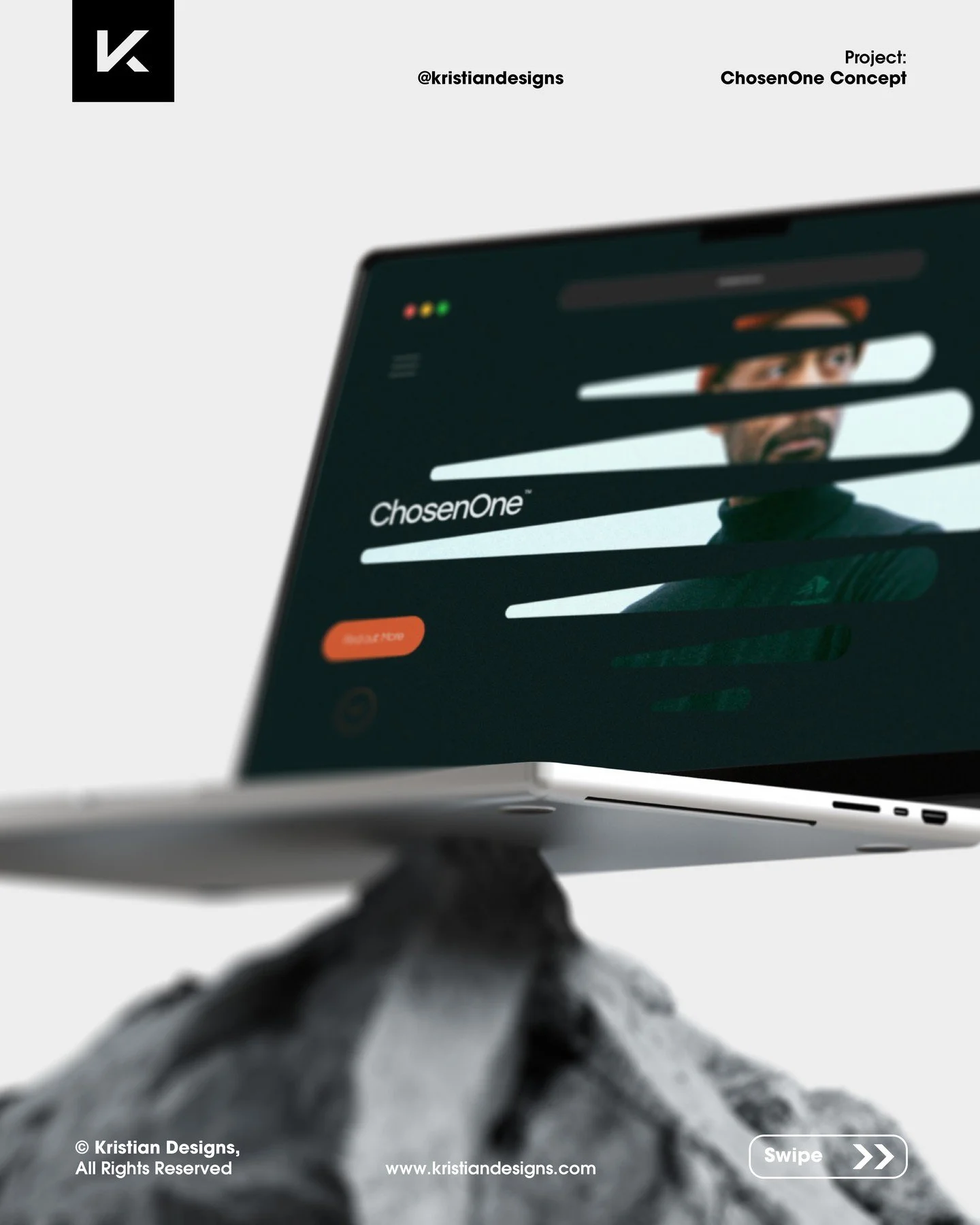 [ChosenOne - Logo and Visual Identity Concept]

This logo mark is a little out of the ordinary for me, it's all about exploring the power of negative space. ⚡️

Paired with a clean typography, the whole logo vibe conveys a professional approach while