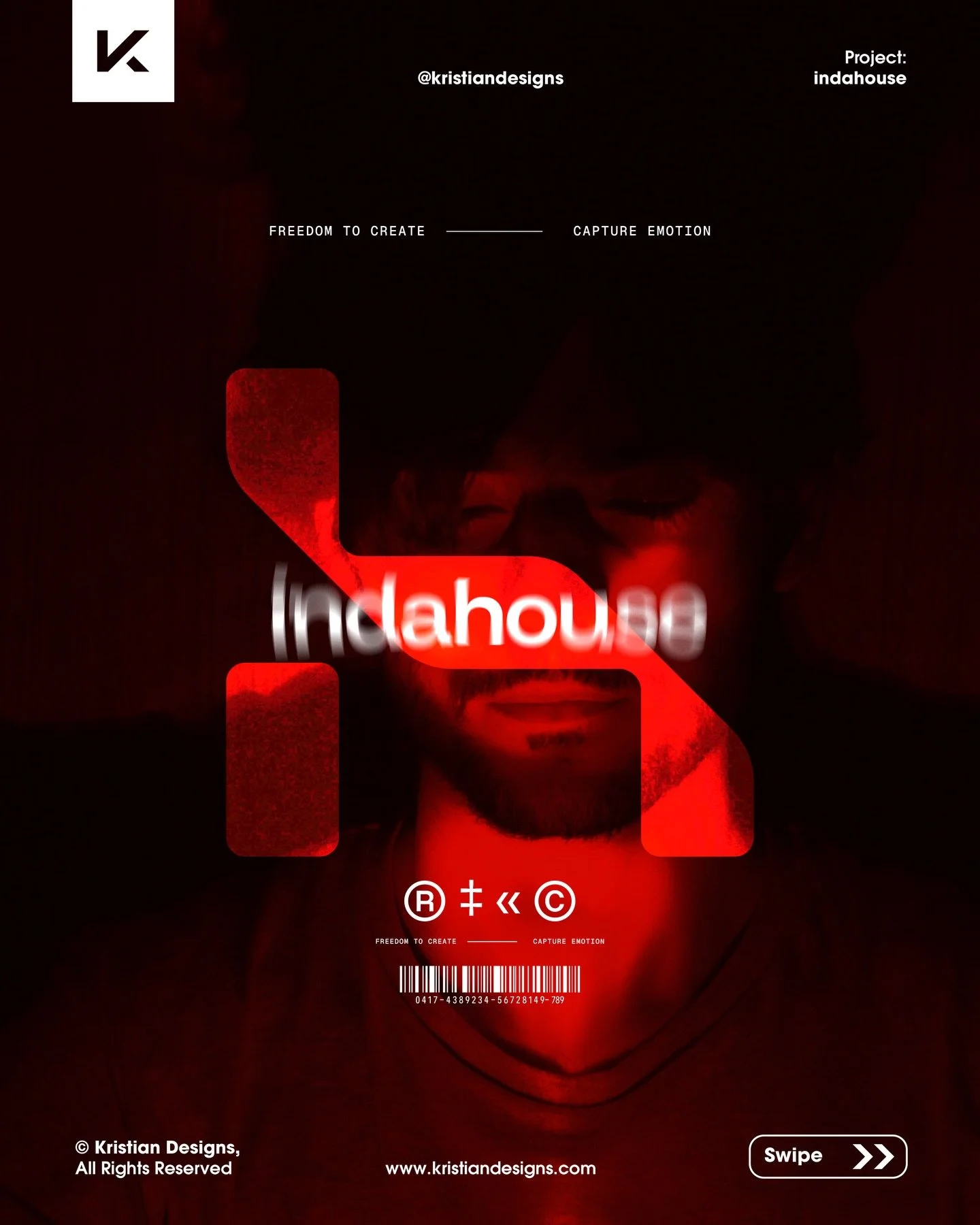 Hey guys! I hope everyone is doing amazing out there.. 💪🏼

I am sharing a logo design and visual identity project that I did at the end of 2025. For indahouse, a creative video production company. They wanted a sleek and modern logo to add some mys