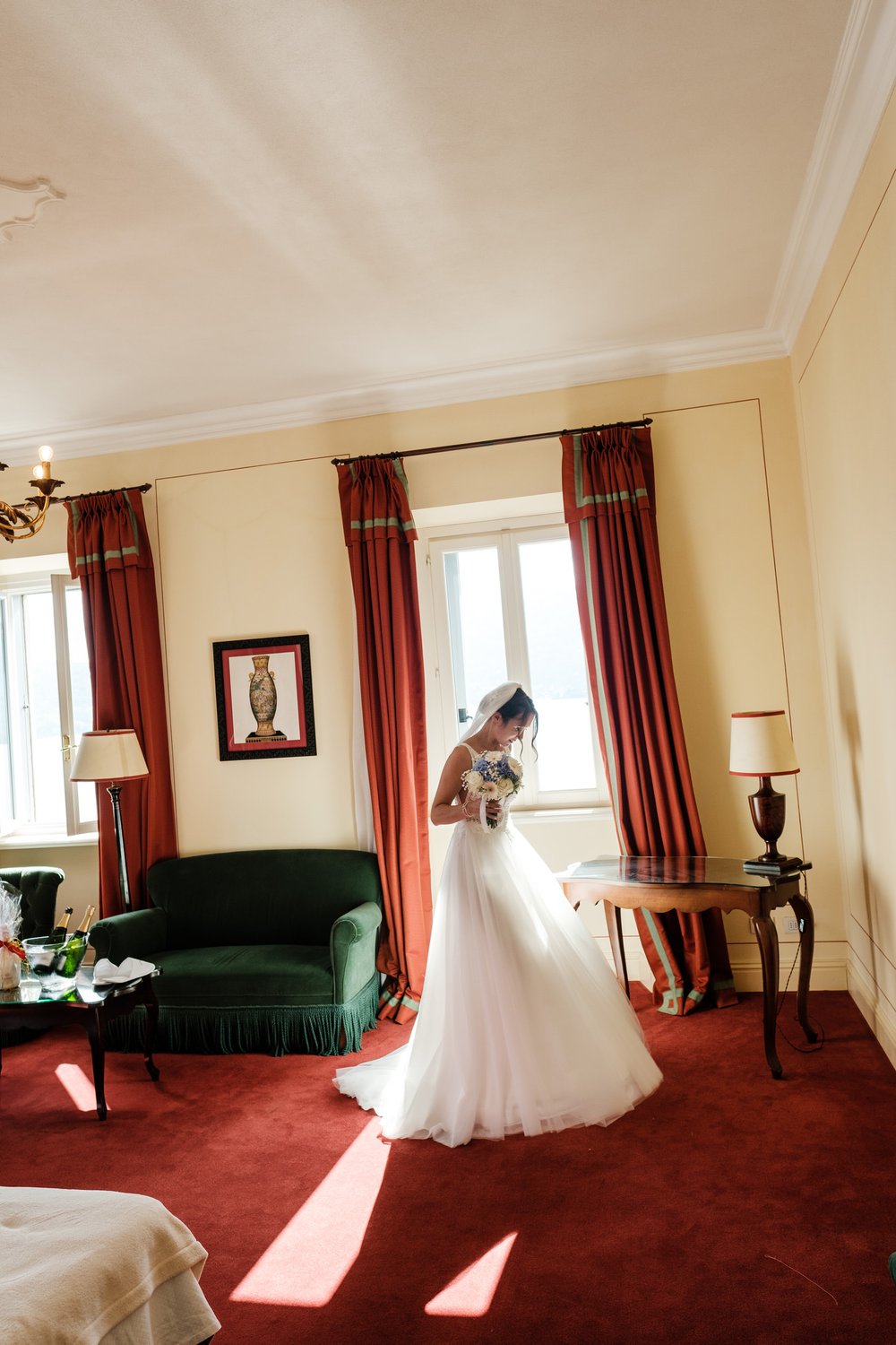 preparazione sposa suite grand hotel majestic pallanza