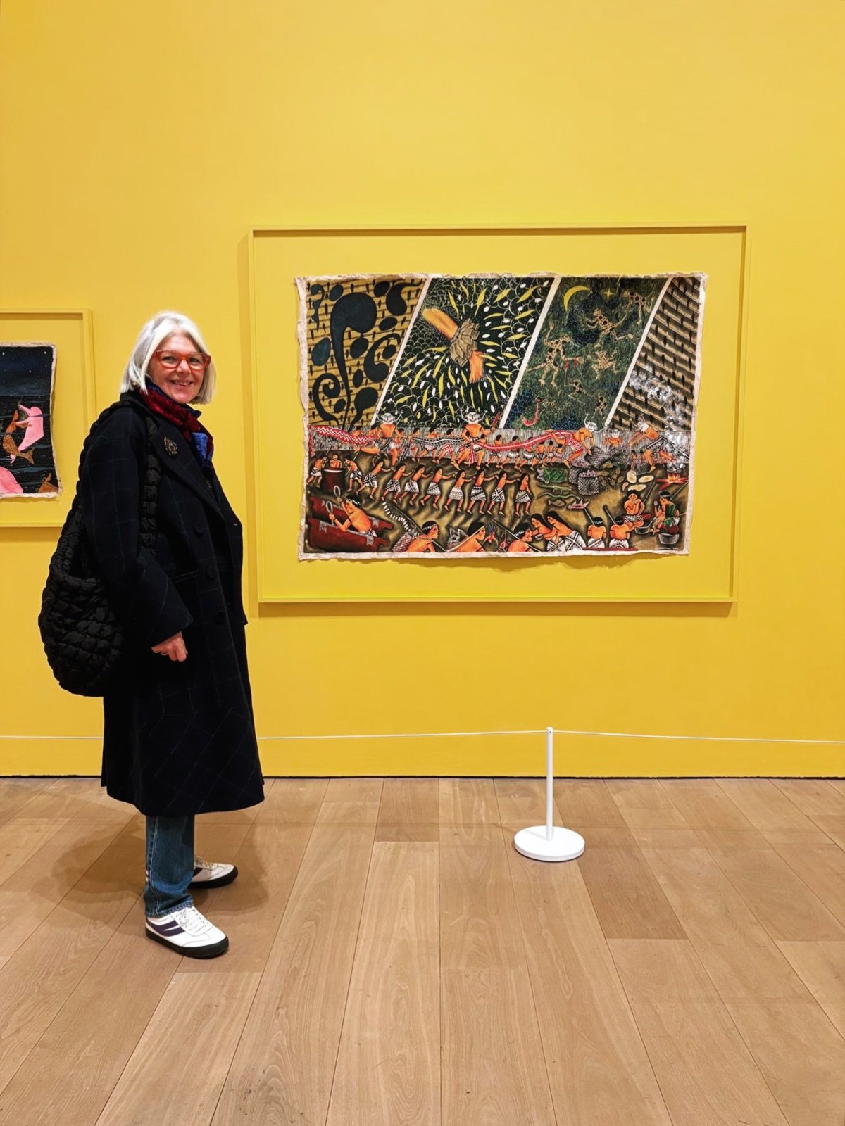 Just back from a wonderful weekend in Manchester, the highlight being Santiago Yahuarcani&rsquo;s show The Beginning of Knowledge at The Whitworth. It&rsquo;s excellent. The show brings together more than 25 works painted on llanchama bark cloth usin