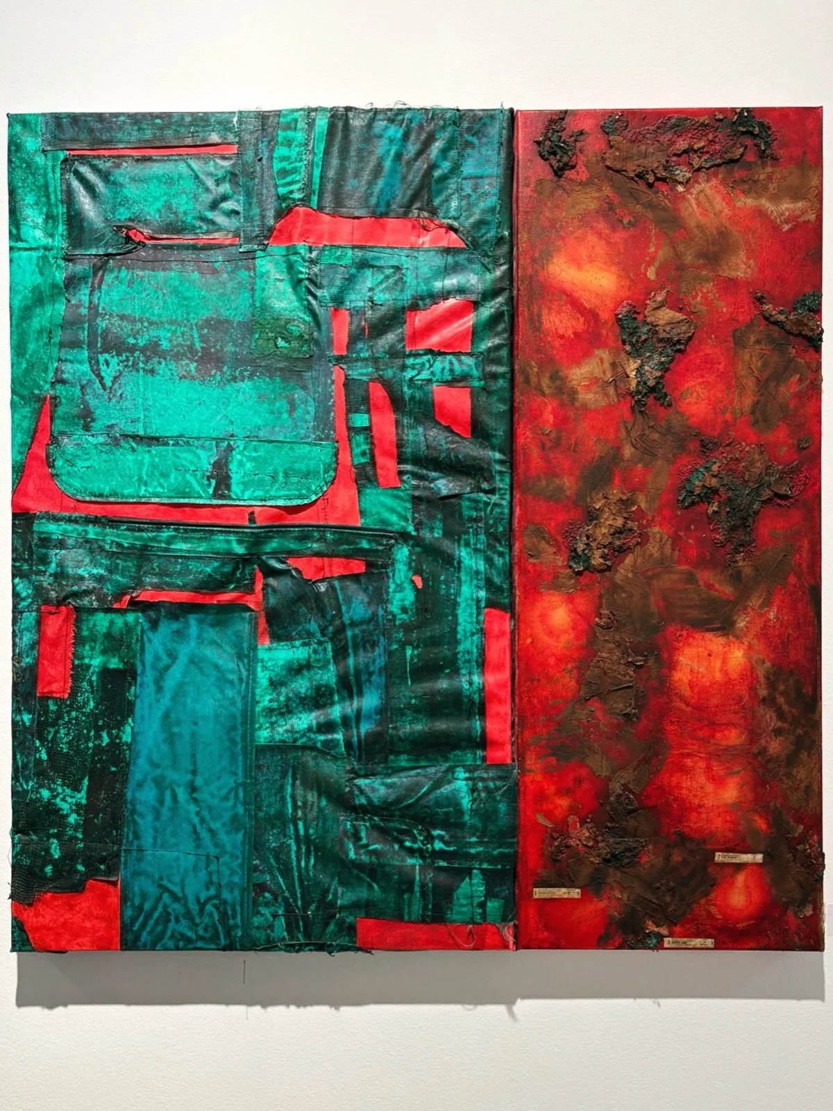 A gallery hop to lift the spirits during a horribly wet week.

First stop HOPE 93 on Eastcastle Street, for Brian de Jesus&rsquo;s solo show Perpetual Journey. Born in Caracas in 1996 and now living and working in London, de Jesus draws directly from