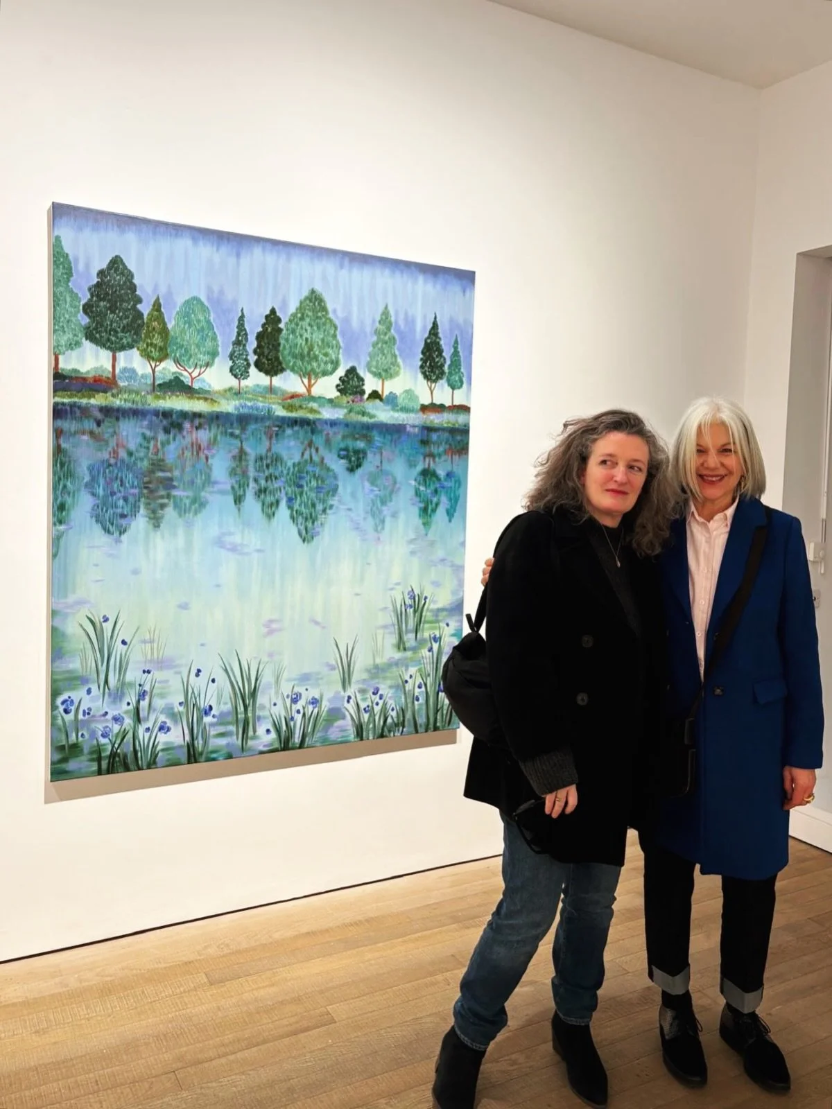 A rather lovely private view this week at @lehmannmaupin for Freya Douglas-Morris&rsquo;s solo show. A beautifully considered exhibition. Lucky me to have nabbed a photo with the star herself, thank you for indulging me Freya!

I also bumped into the