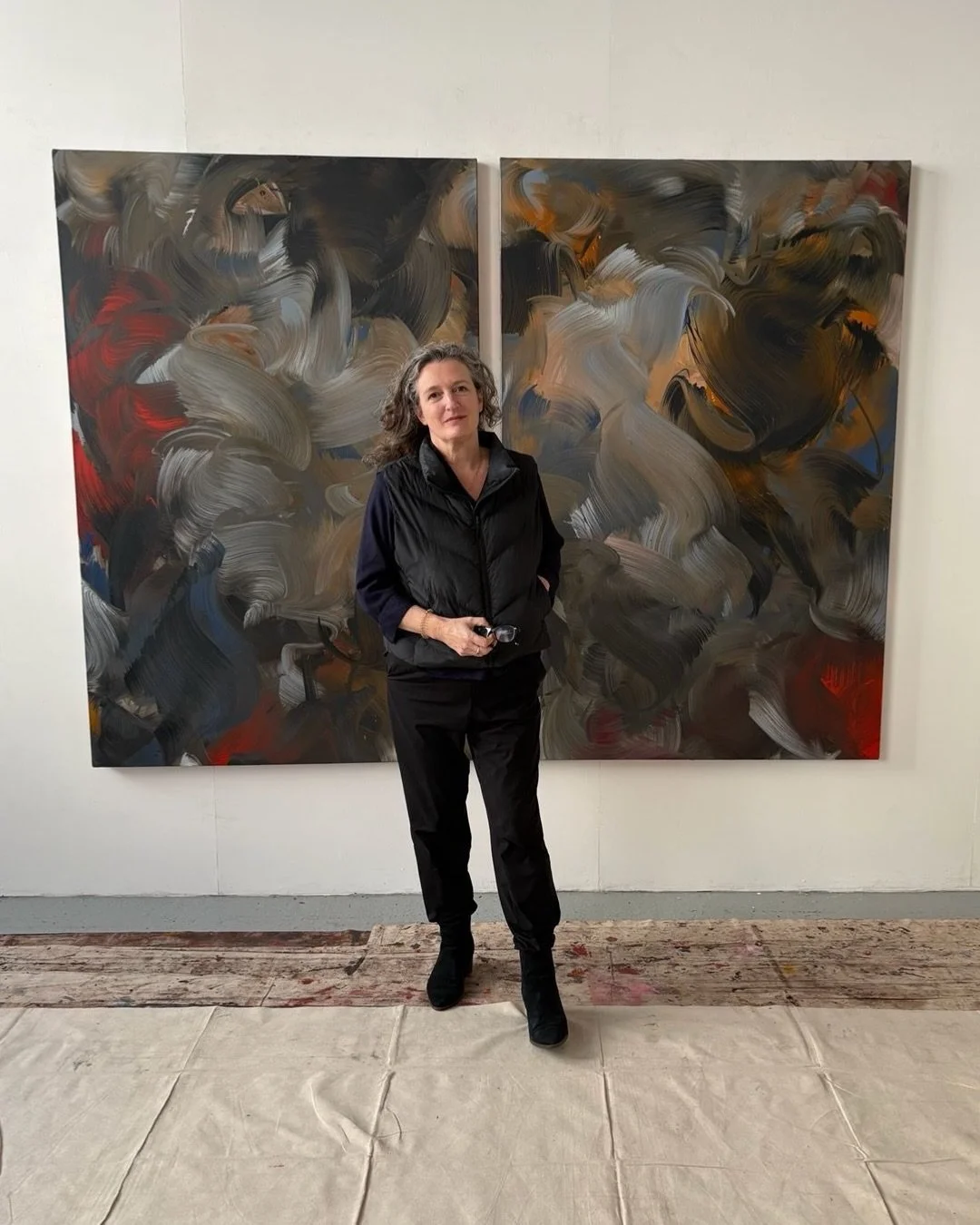 A really special visit over to Fish Island to see the studio of @theerinlawlor.

I&rsquo;ve been following Erin&rsquo;s work &mdash; and visiting her shows &mdash; ever since @vigogallery began representing her, so it was a real treat to spend time s