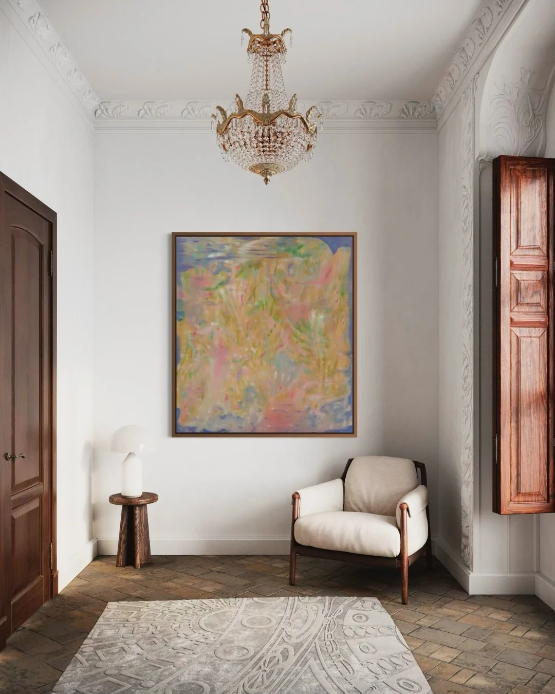 Size really does matter when it comes to selecting a piece of art for your home...!

Too small, and a work can feel hesitant or lost within the space - ironically making the room feel smaller. Too large, and it can overwhelm the room rather than sit 