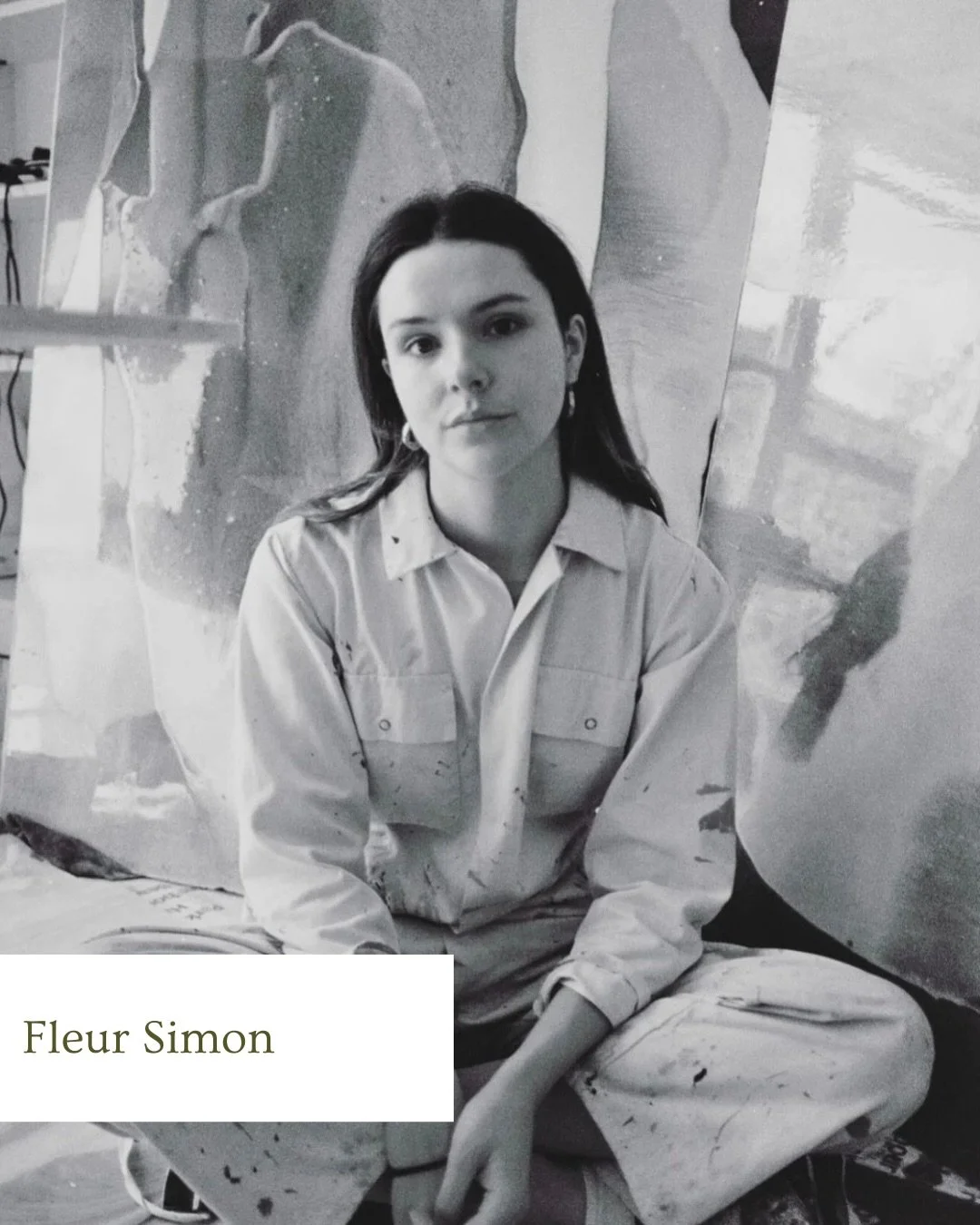 Women painting in the abstract oevre &mdash; Fleur Simon

This week, we&rsquo;re focusing on the work of Fleur Simon, whose abstract paintings feel both instinctive and emotionally charged. Works such as Where The Sparks Fly and Straight Spill Your G