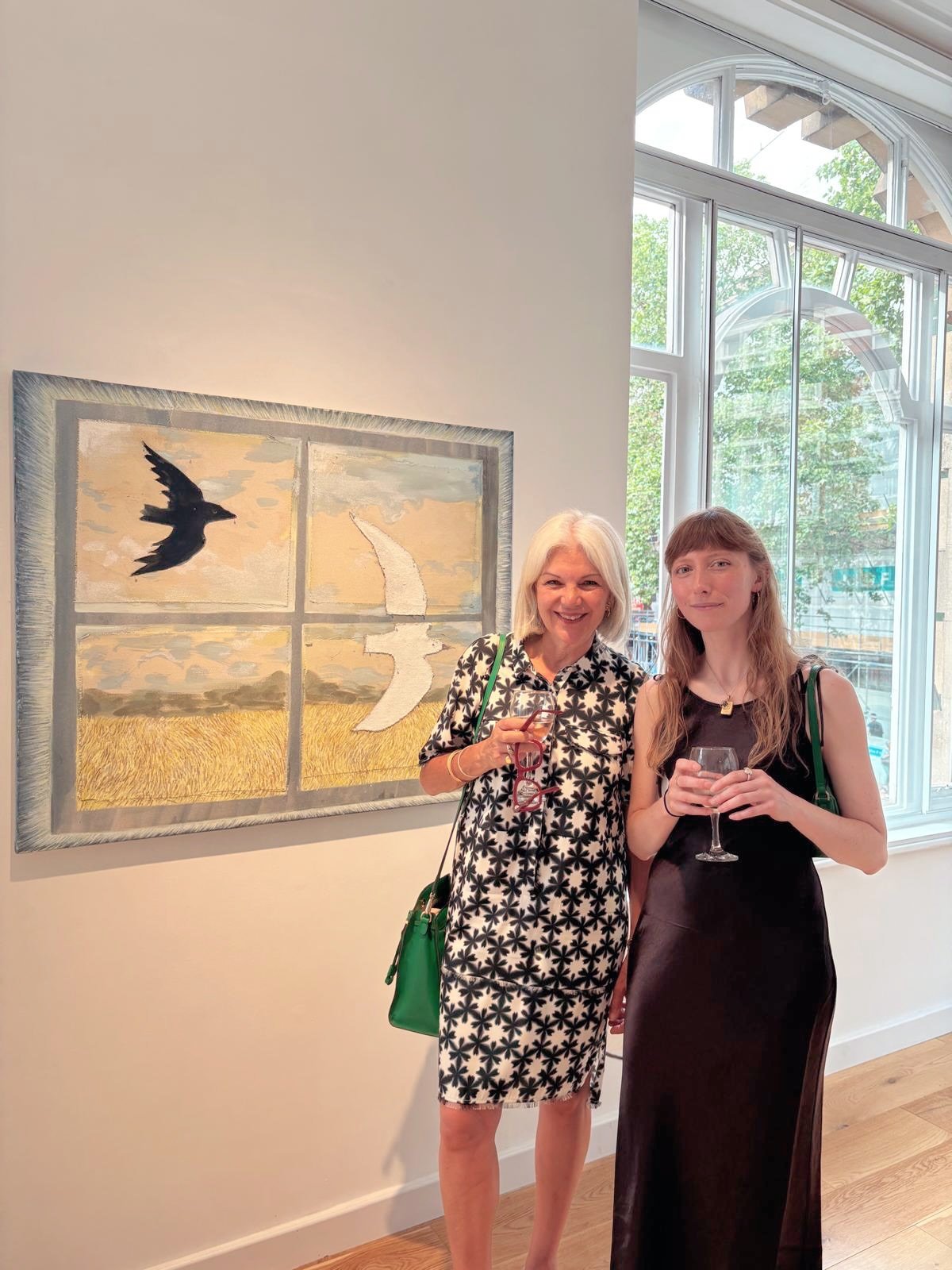 Last night I went to the fabulous solo show by Alice Macdonald, Every Window is a Holiday @cedricbardawil Gallery on Old Compton Street. 

Well done, Alice &mdash; I was thrilled to see this wonderful work.

I was introduced to Alice by her cousin, J