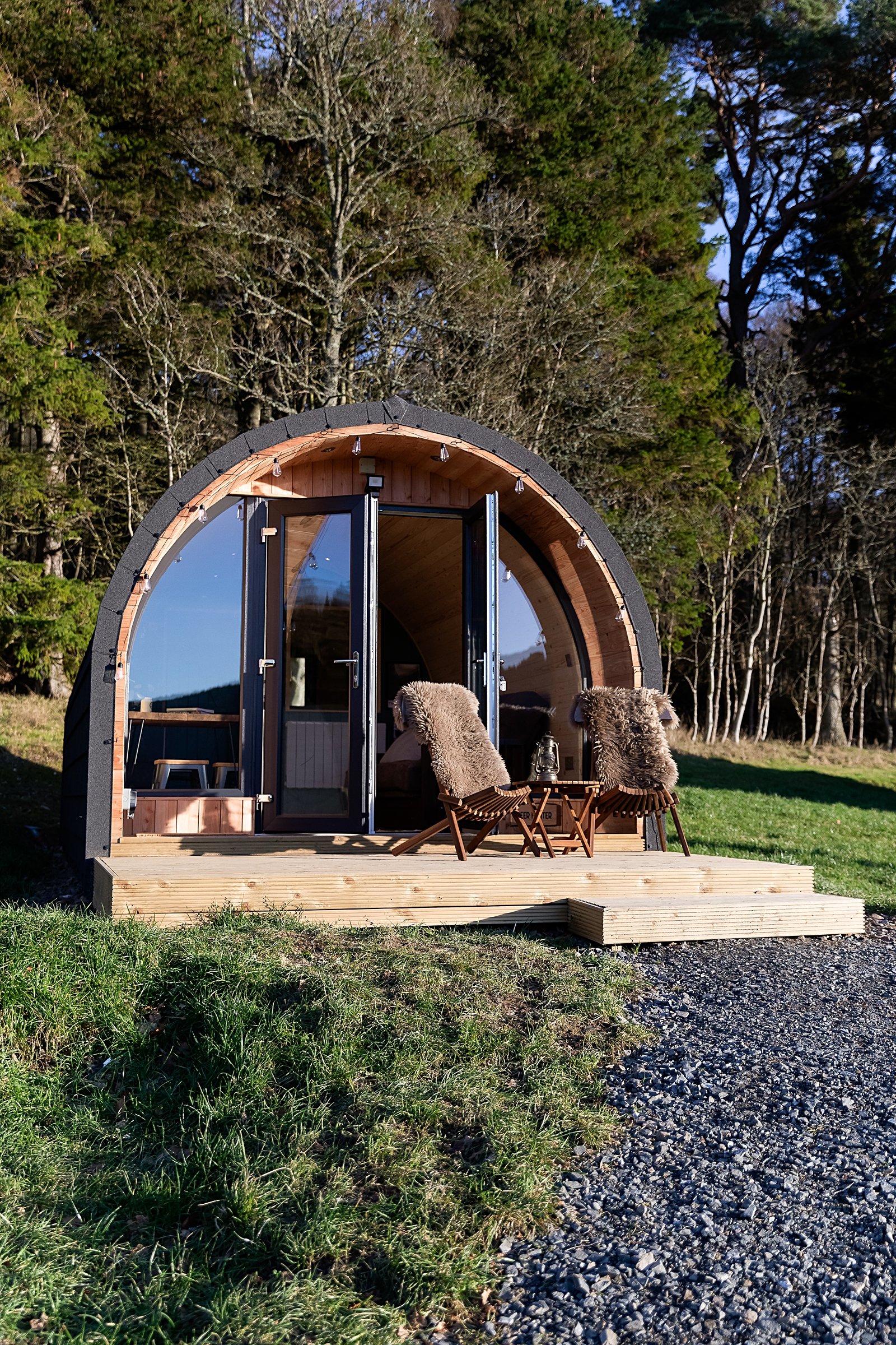 TWEED VALLEY PODS, COMMERCIAL PHOTOGRAPHY SCOTTISH BORDERS
